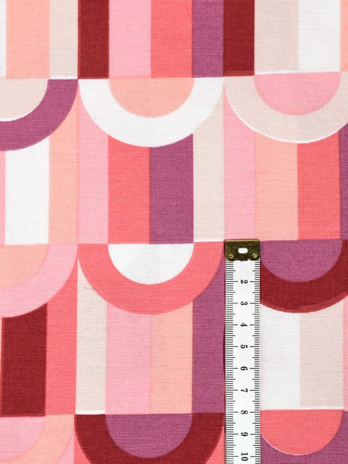 Coupon tissu déco, rainbow 3x1,4m ROSE COT149888 DE1