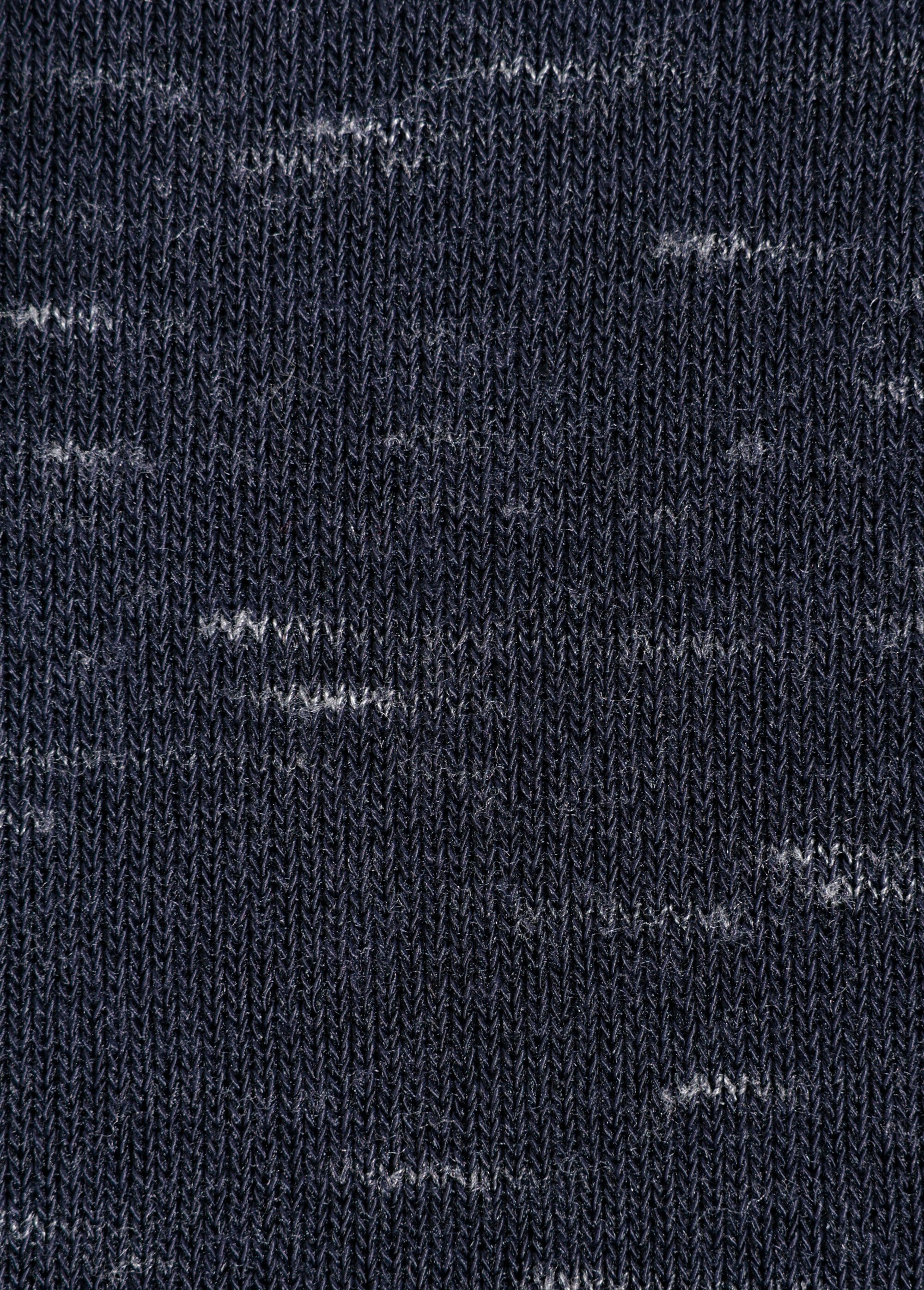 Coupon tissu habillement jersey moucheté BLEU COT128266 DE2