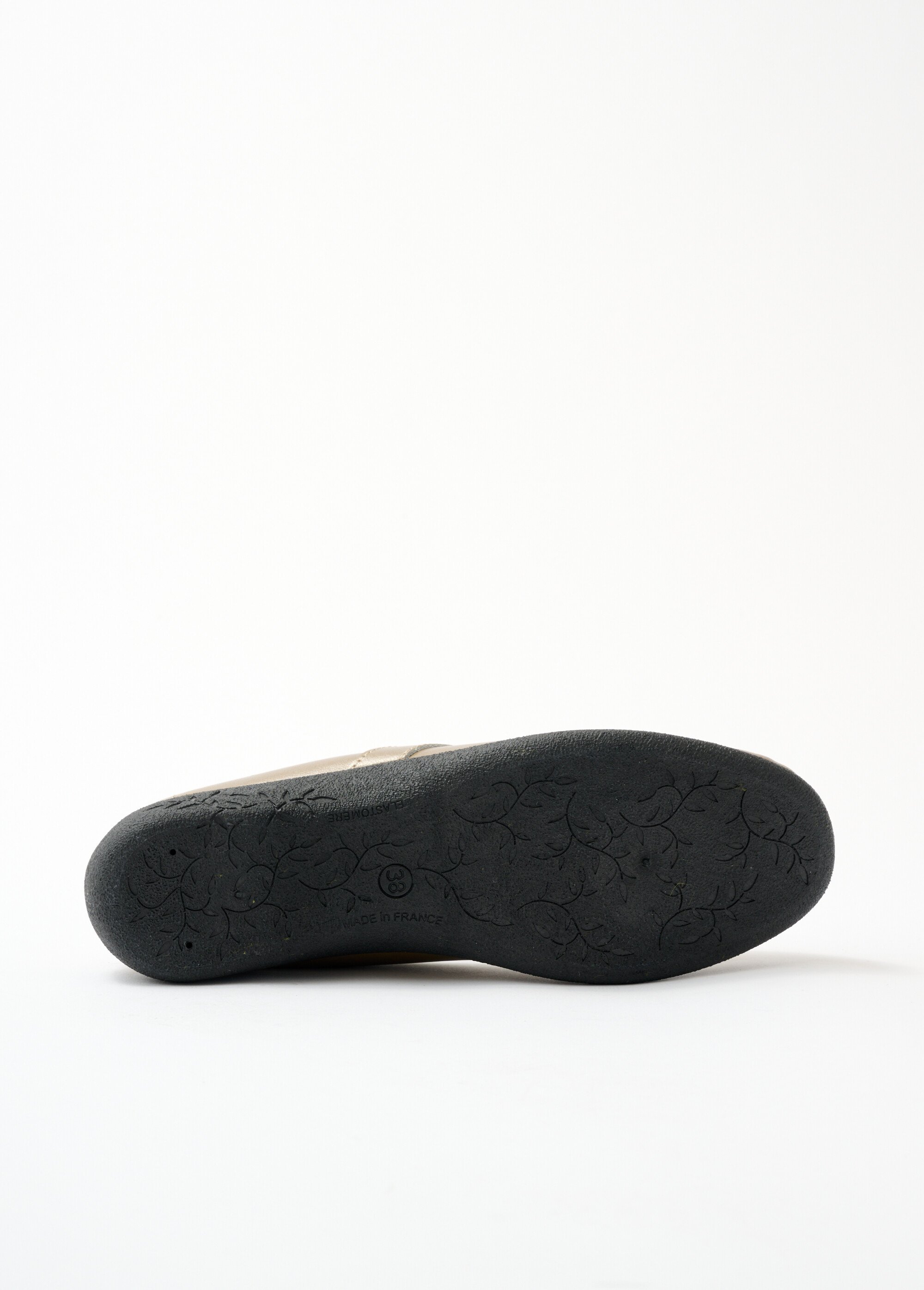 Ballerines croisées largeur confort cuir Femme Marron OBJECTIF UN1