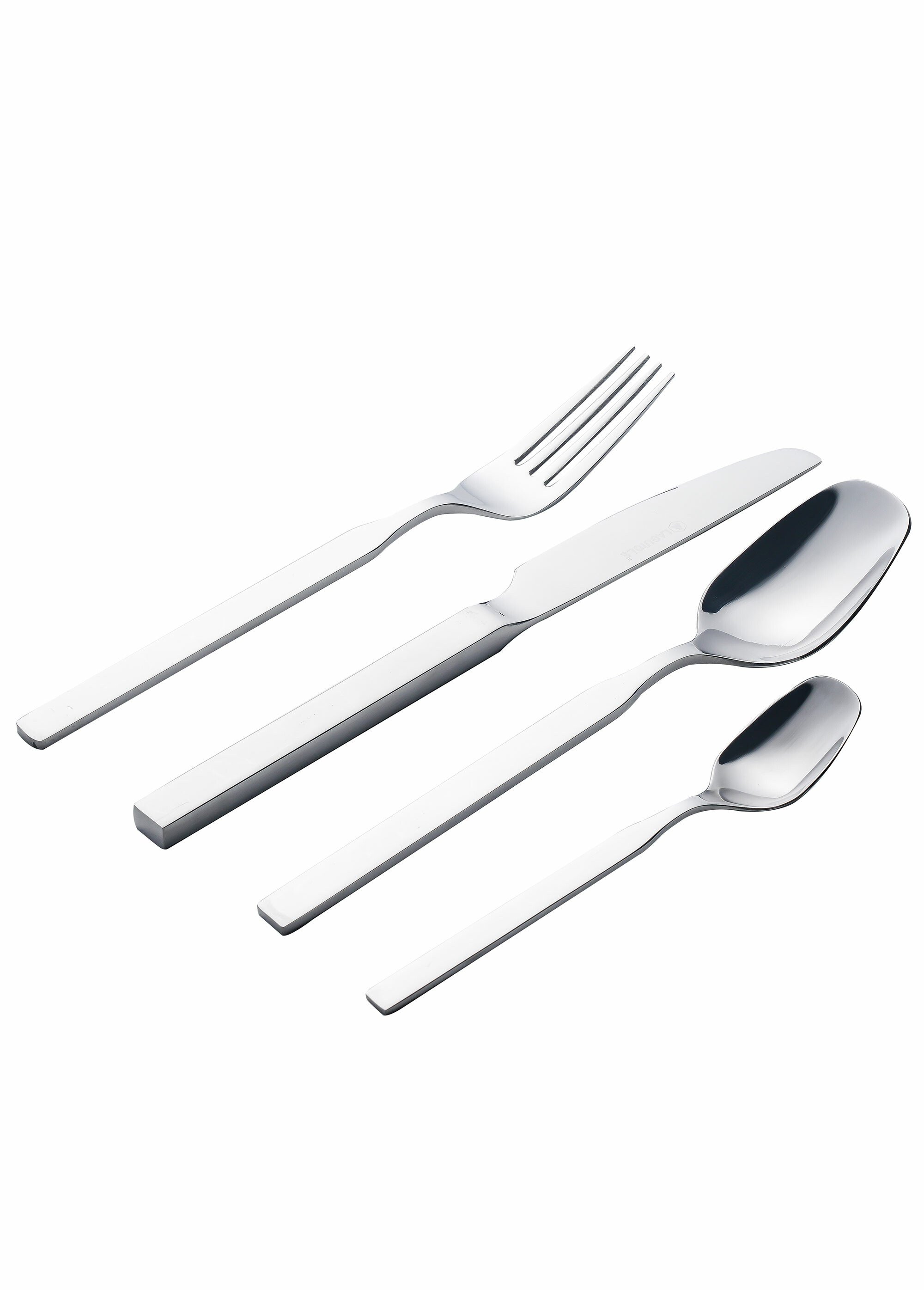 Ménagère 24 pièces en acier, Daphné