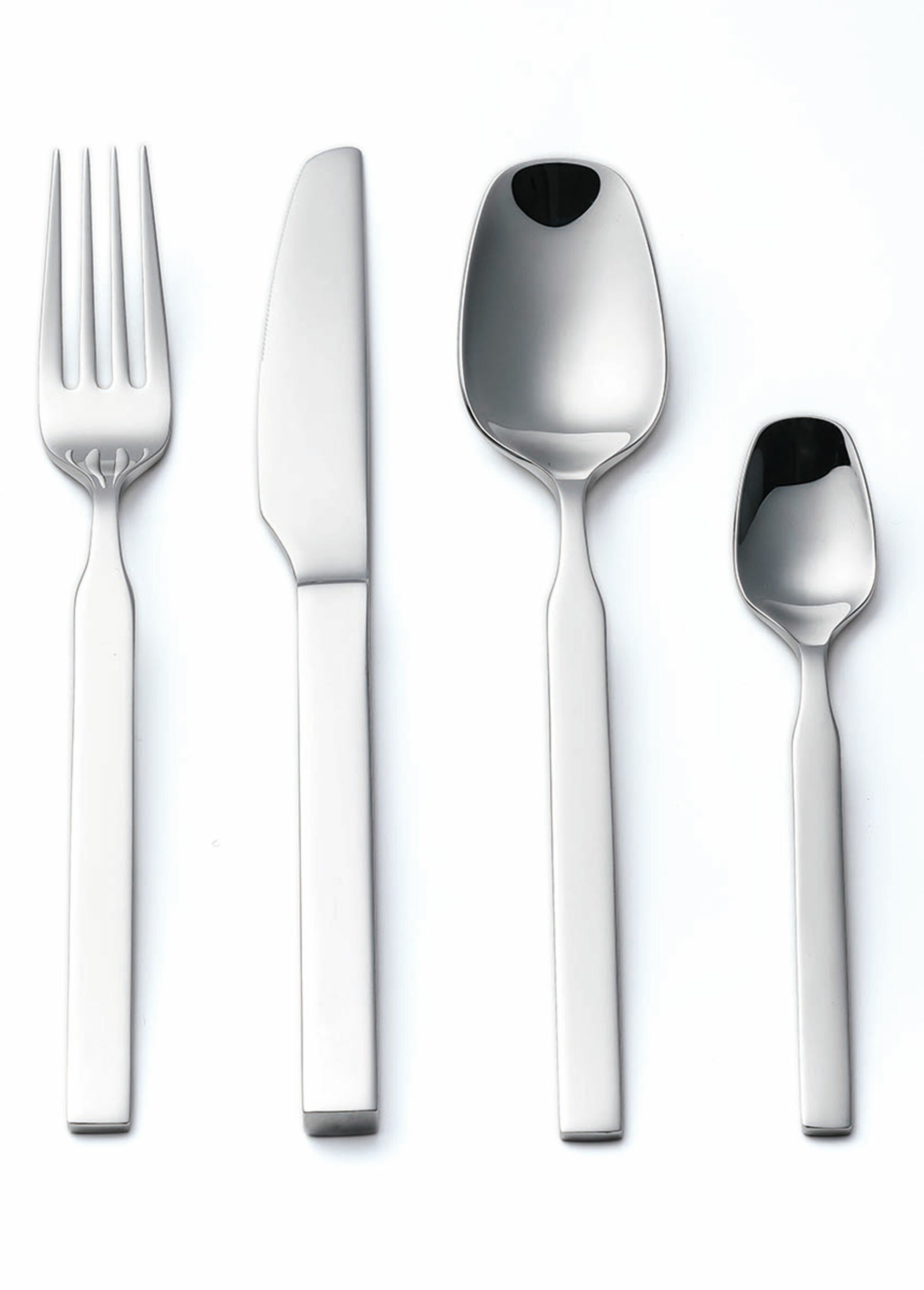 Ménagère 24 pièces en acier, Daphné Argenté 9160310 FA2