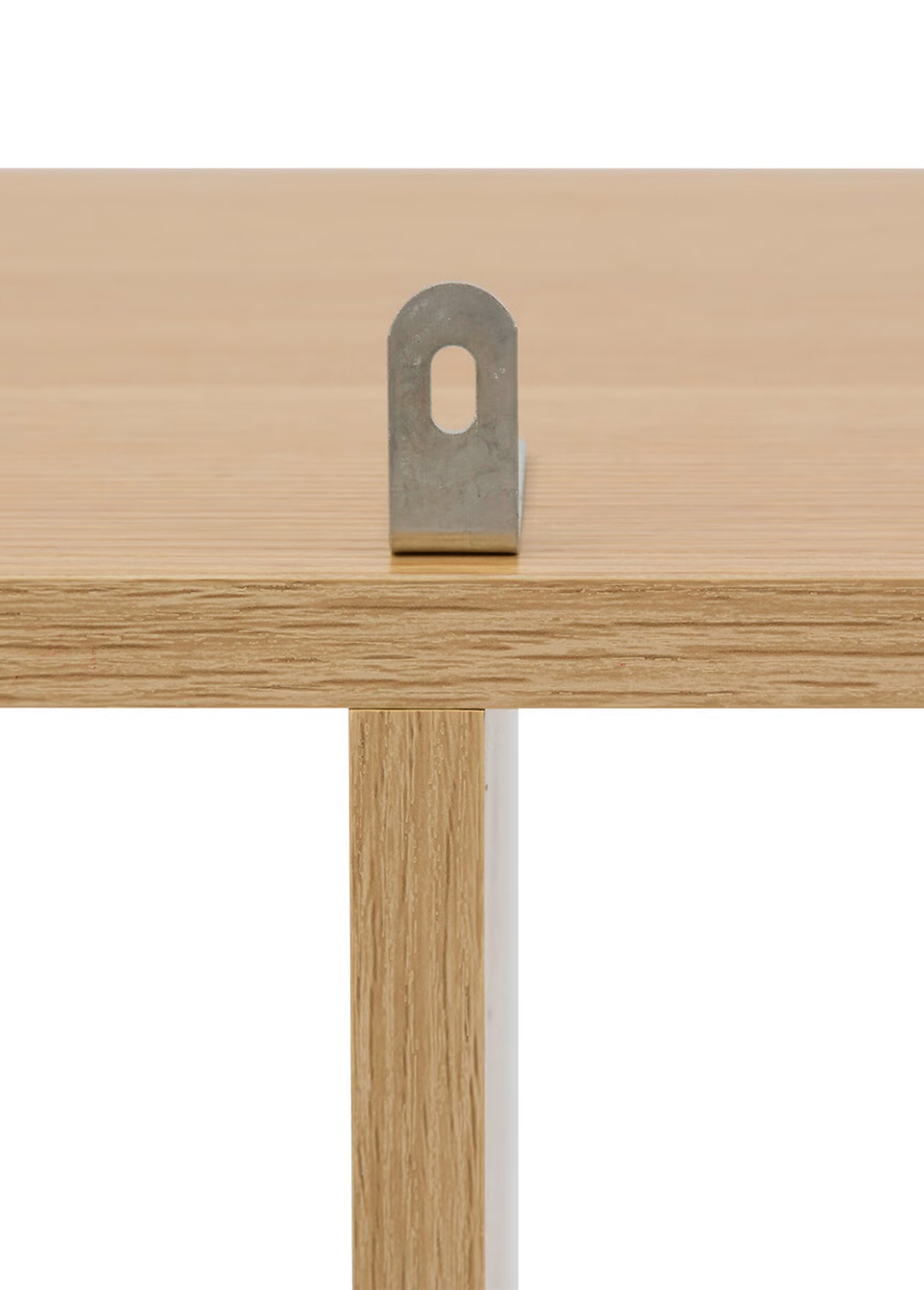 Module 4 cases avec décor bois rainuré BEIGE JJA-193621 DE3