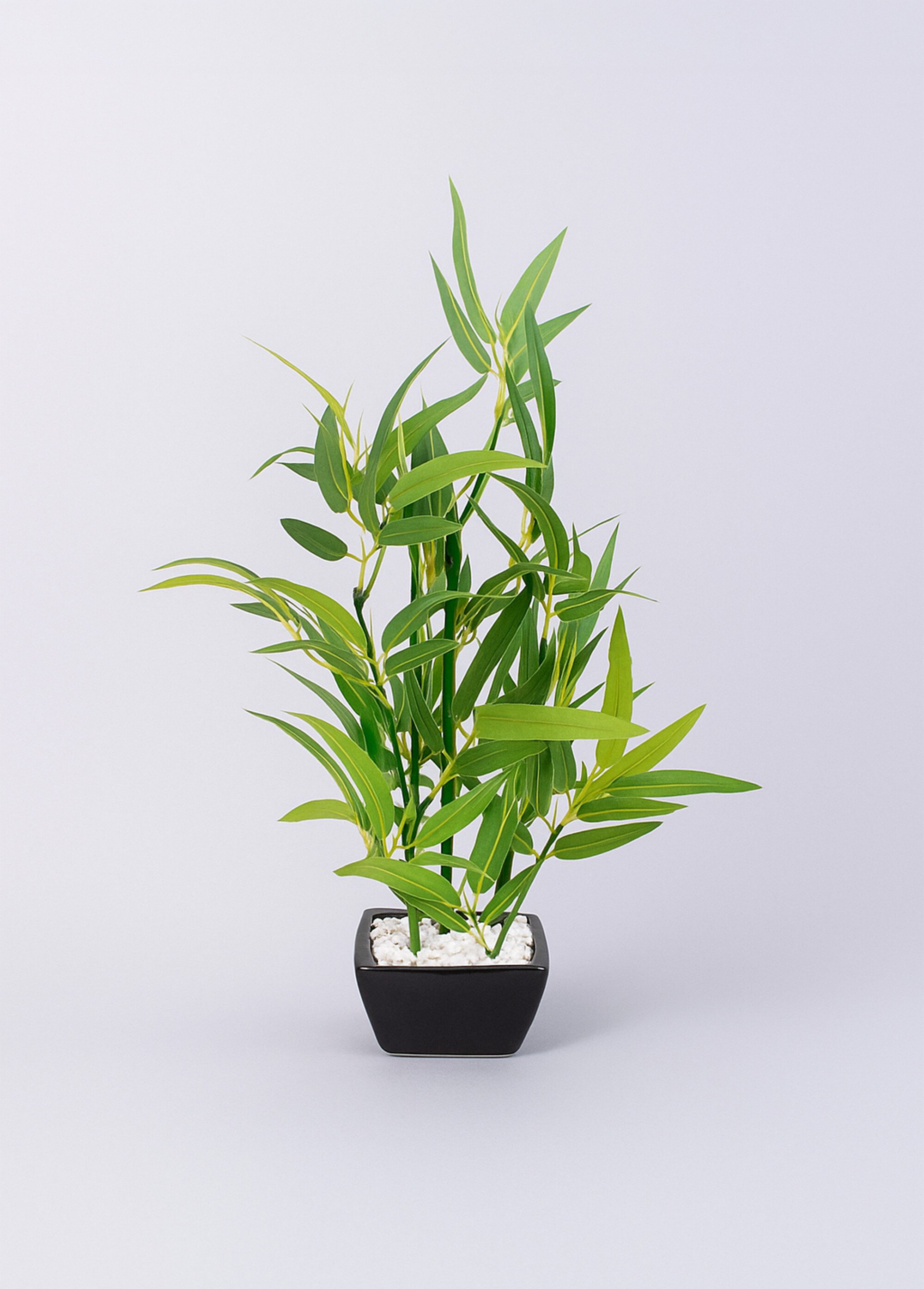 Plante artificielle bambou pot céramique