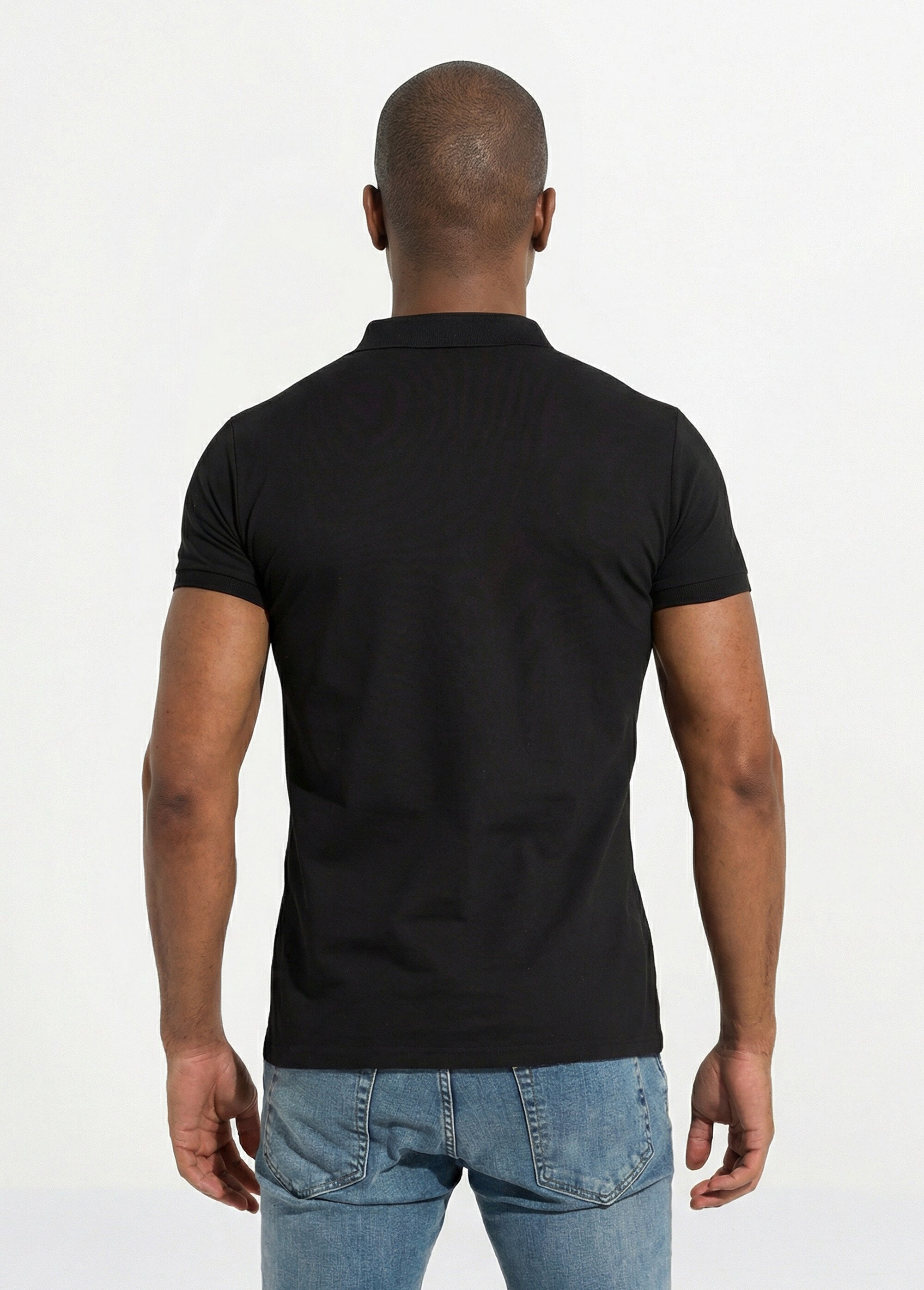 Polo homme manches courtes maille piquée