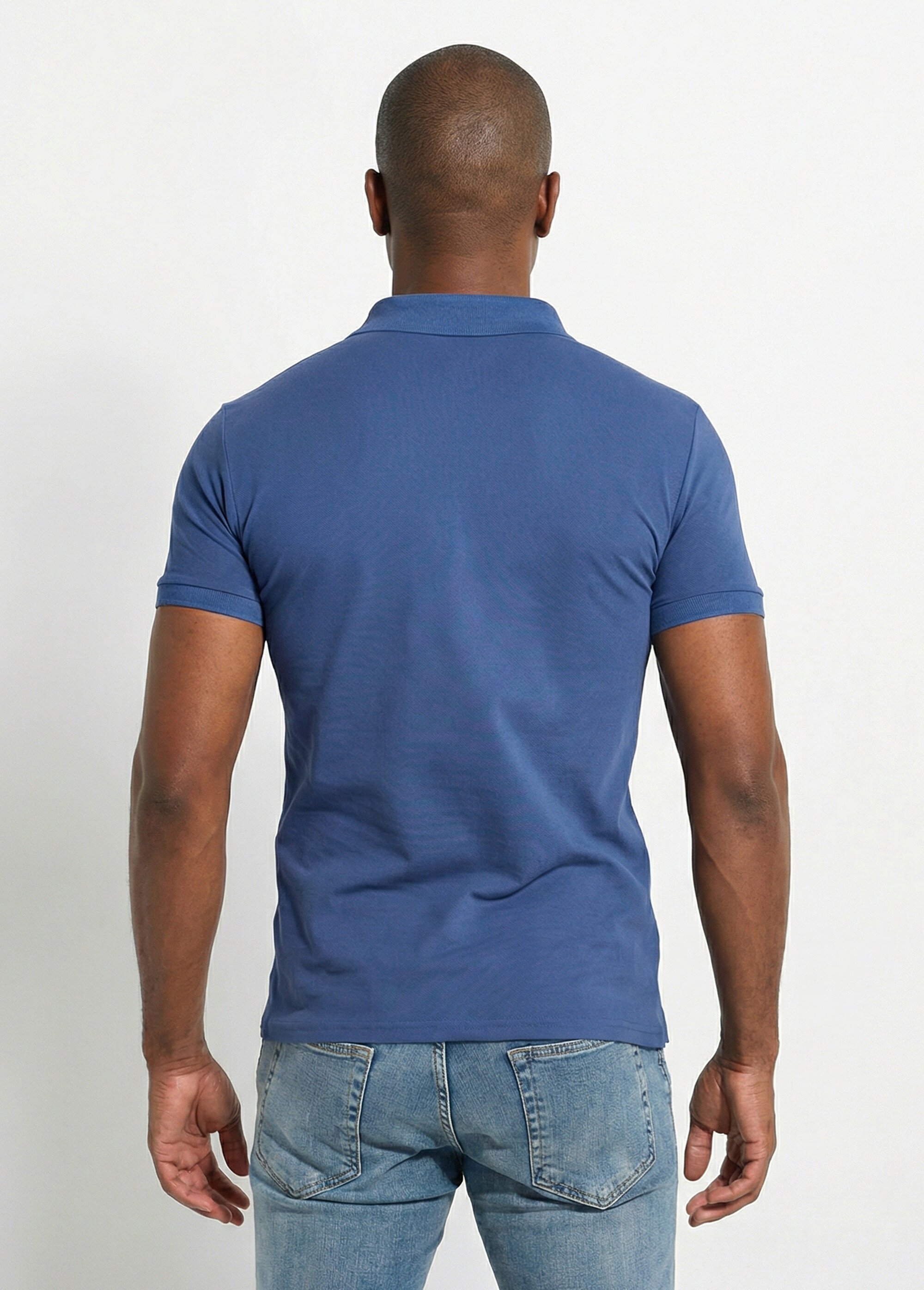 Polo homme manches courtes maille piquée