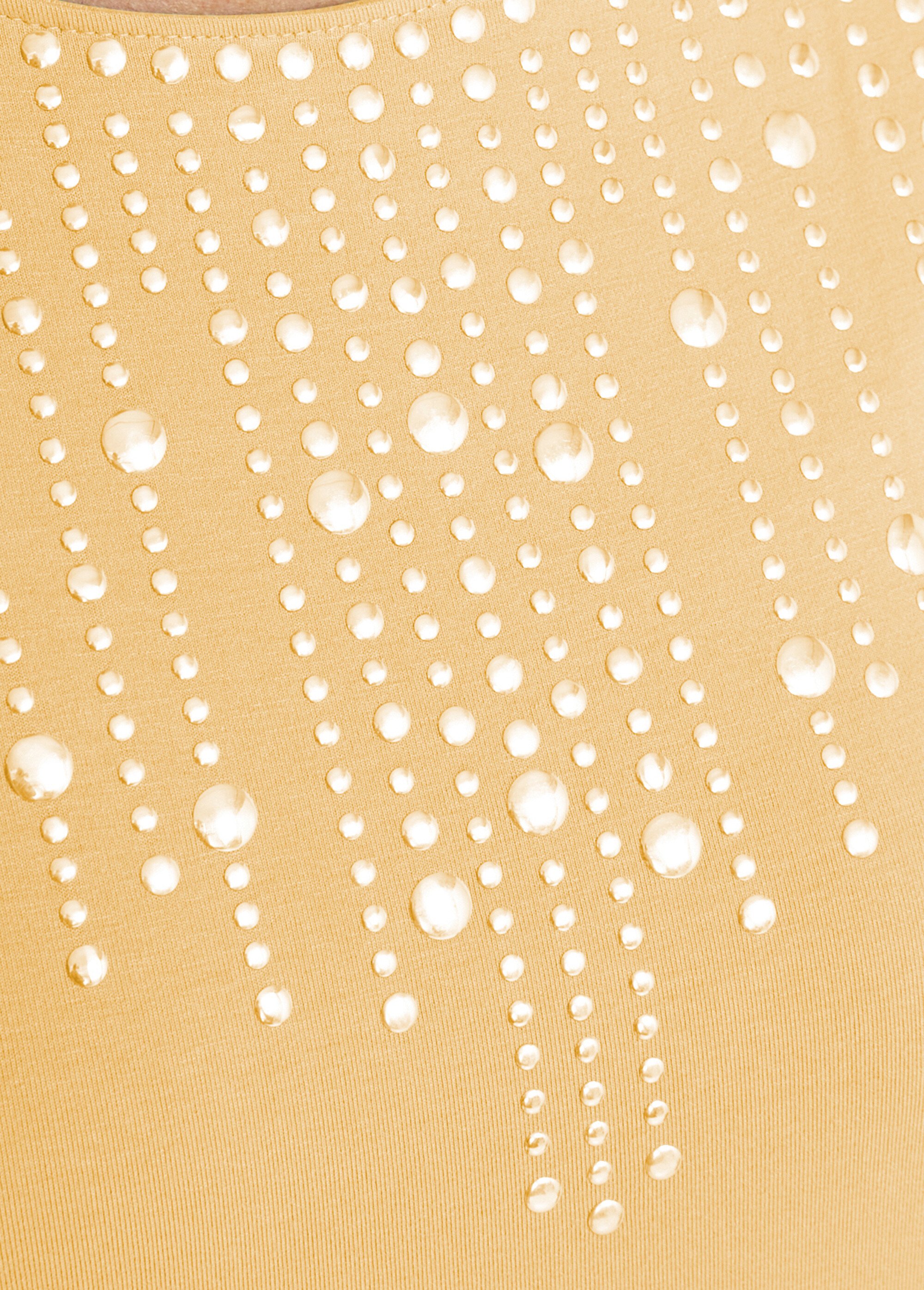 T-shirt manches 3/4 clouté fantaisie