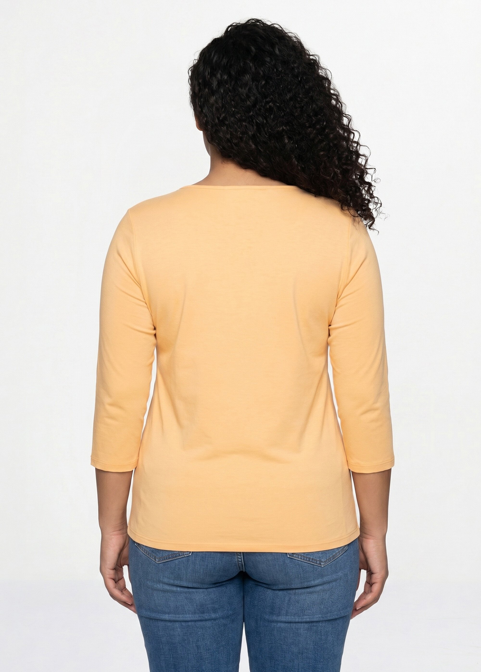 T-shirt manches 3/4 clouté fantaisie