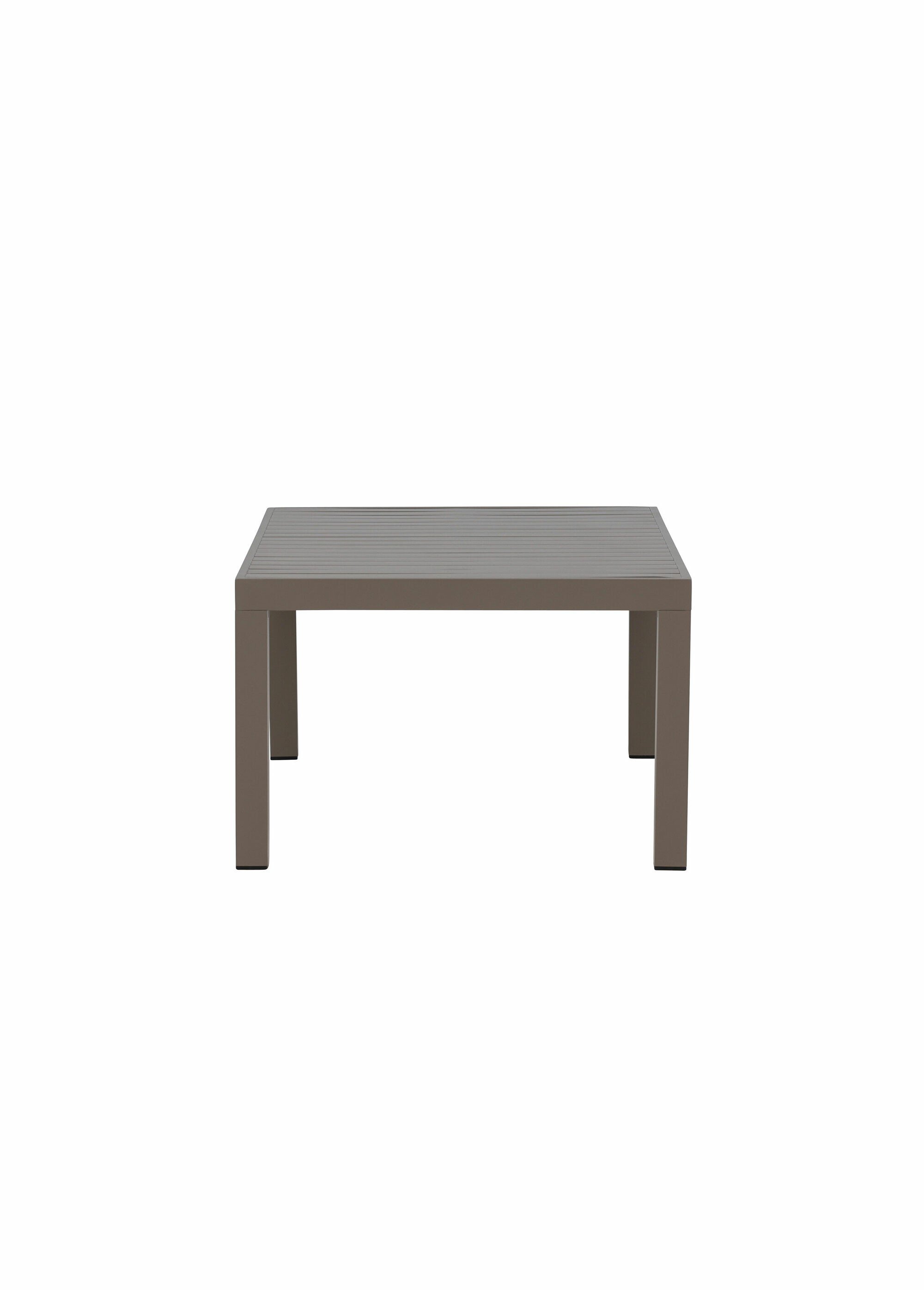Table basse d'extérieur en alu rainuré MARRON VEN-2113-222 DO1