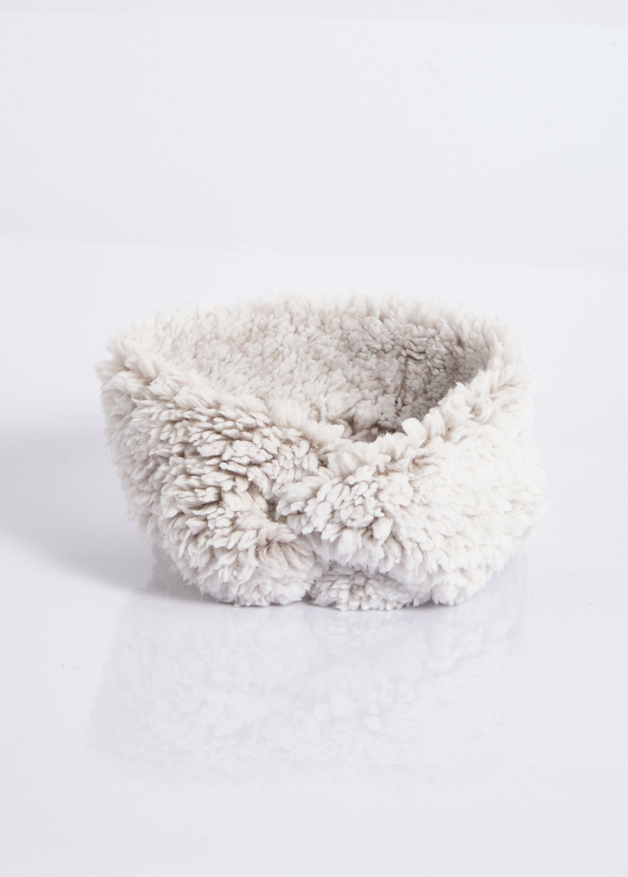 Bandeau chaud en polaire façon sherpa