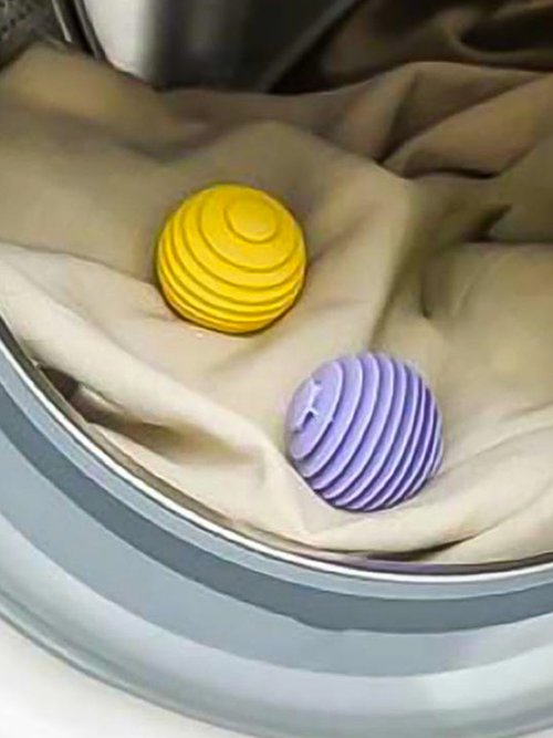 Boule de séchage et lavage - lot de 4 Jaune GARDANNE DE1