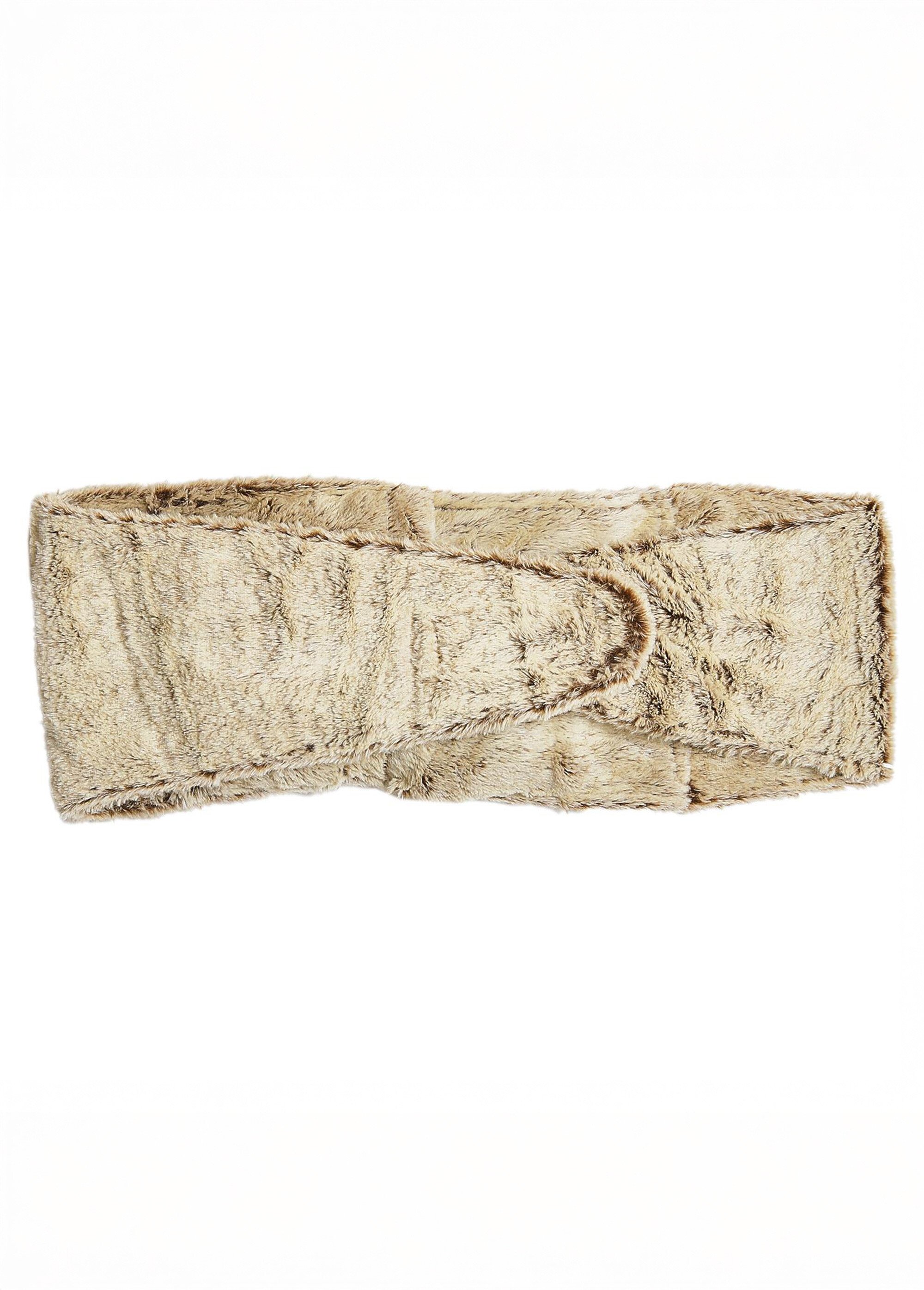 Ceinture lombaire micro ondable fourrure