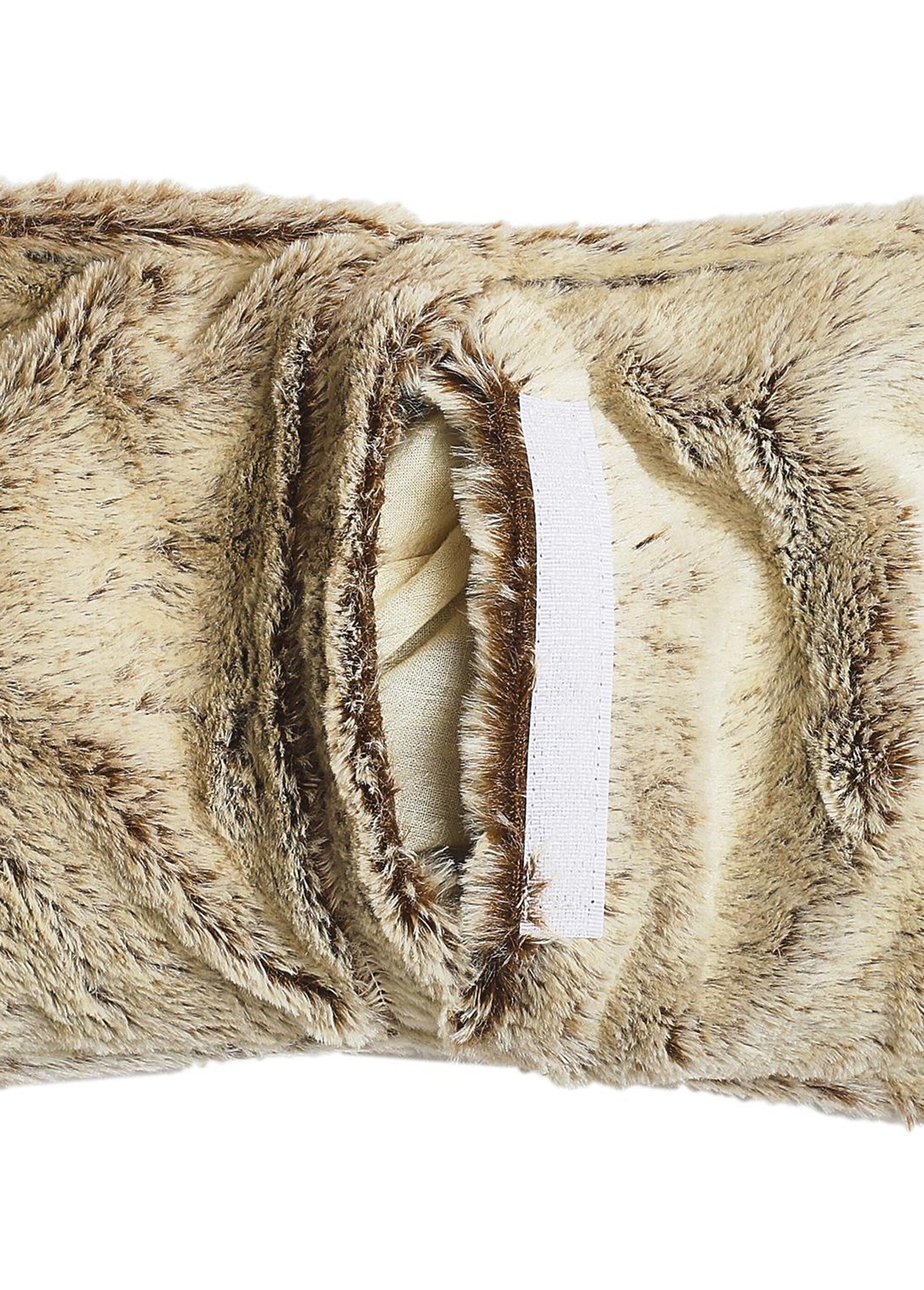 Ceinture lombaire micro ondable fourrure Marron CMP-SB84337 DO1