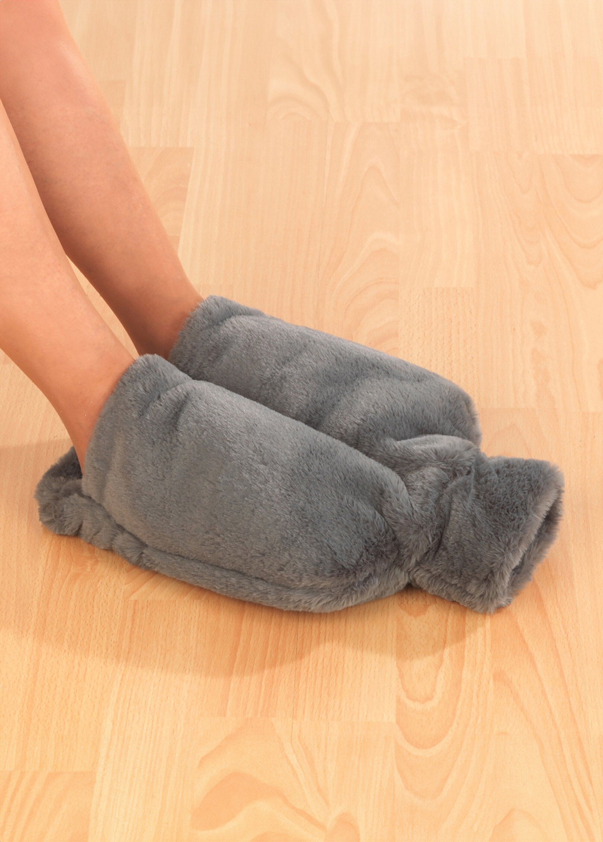 Chauffe-pieds chauffe-mains bouillote 3 en 1 Gris GADJO FA1