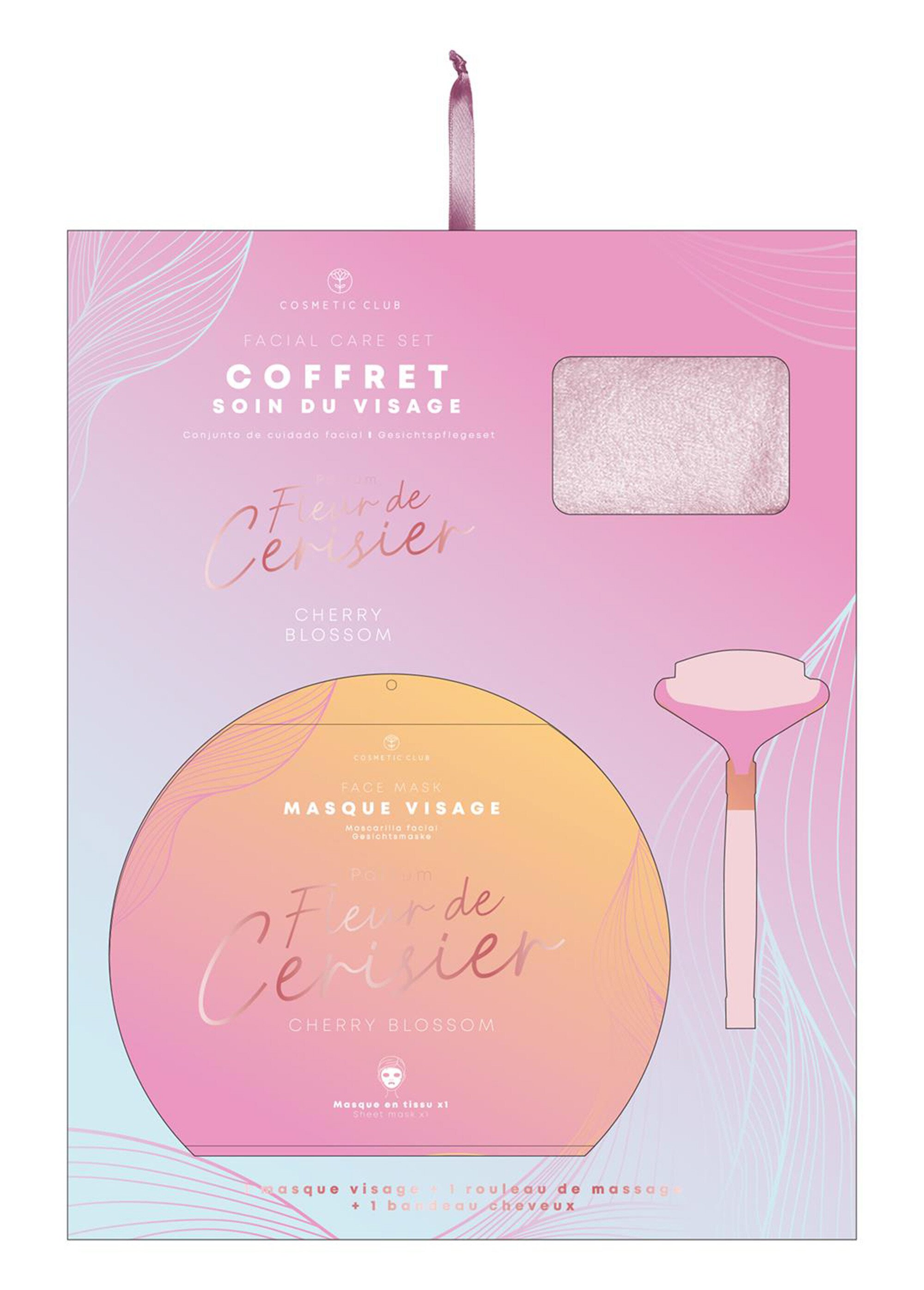 Coffret visage + masseur pierre de jade Rose CMP-SC0573 DE2