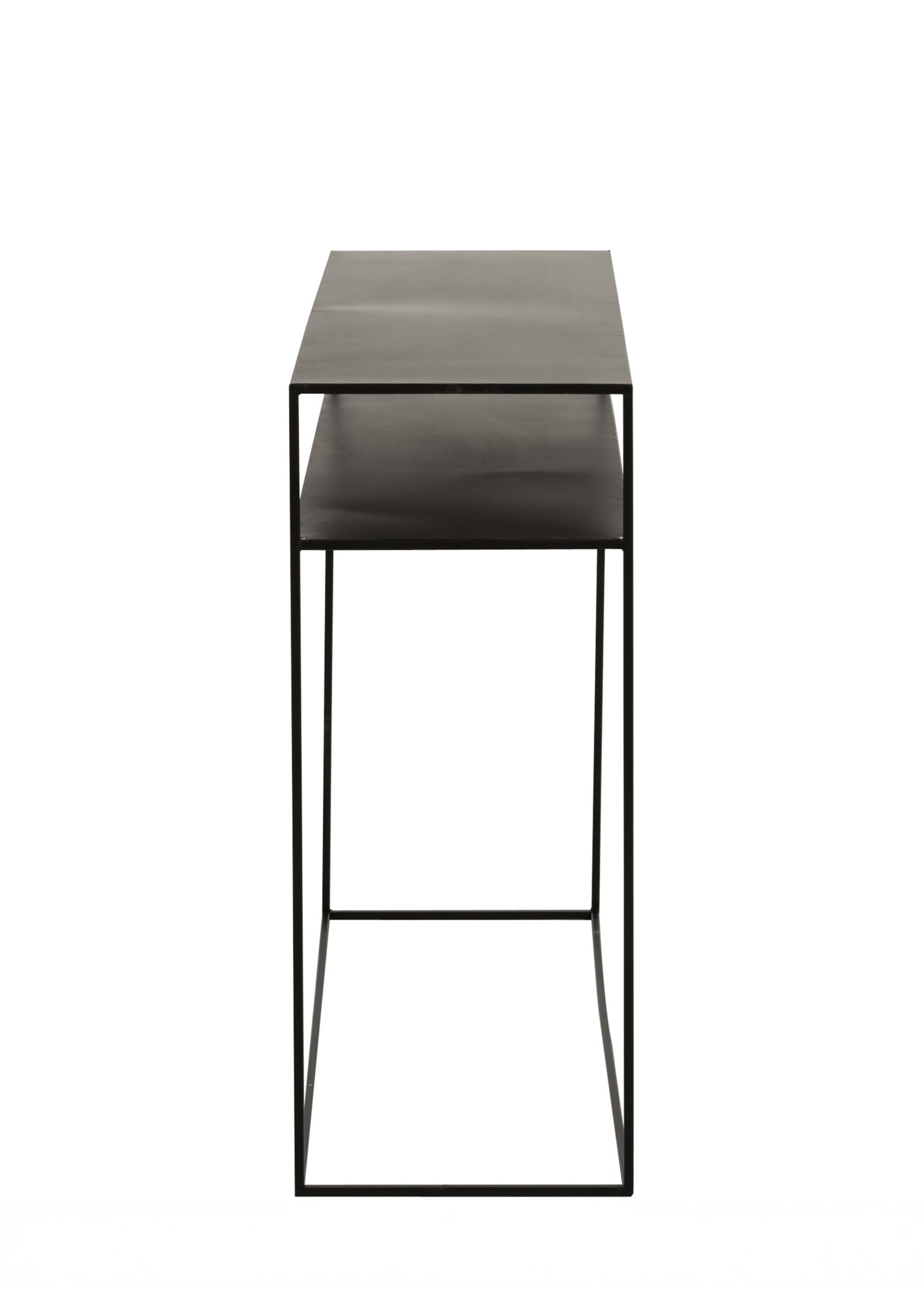 Console design minimaliste, métal foncé NOIR JP-86173 DR1