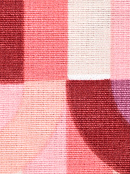 Coupon tissu déco, rainbow 2x1,4m ROSE COT149840 DE2