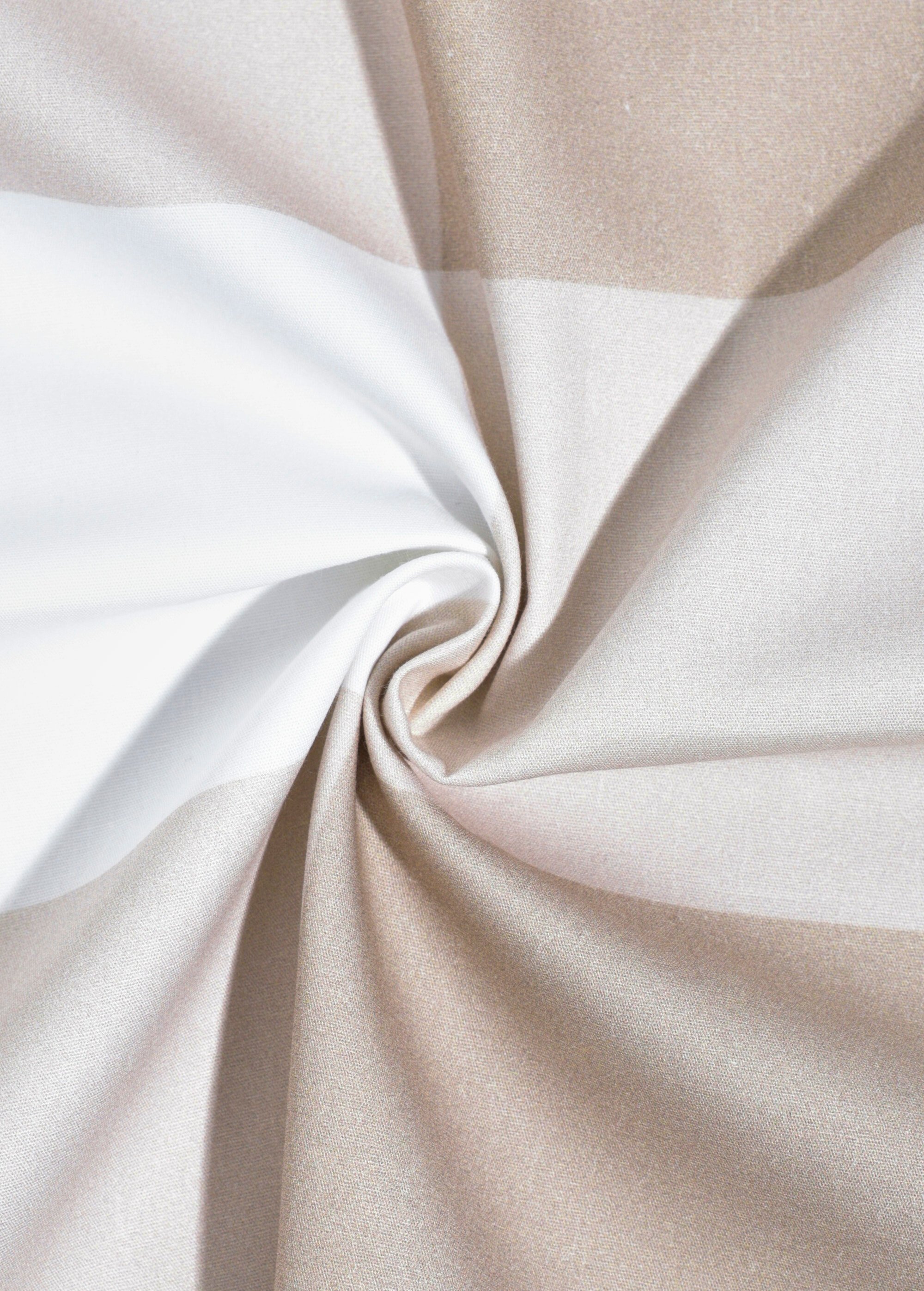 Coupon tissu habillement, checks BEIGE COT136719 FA1