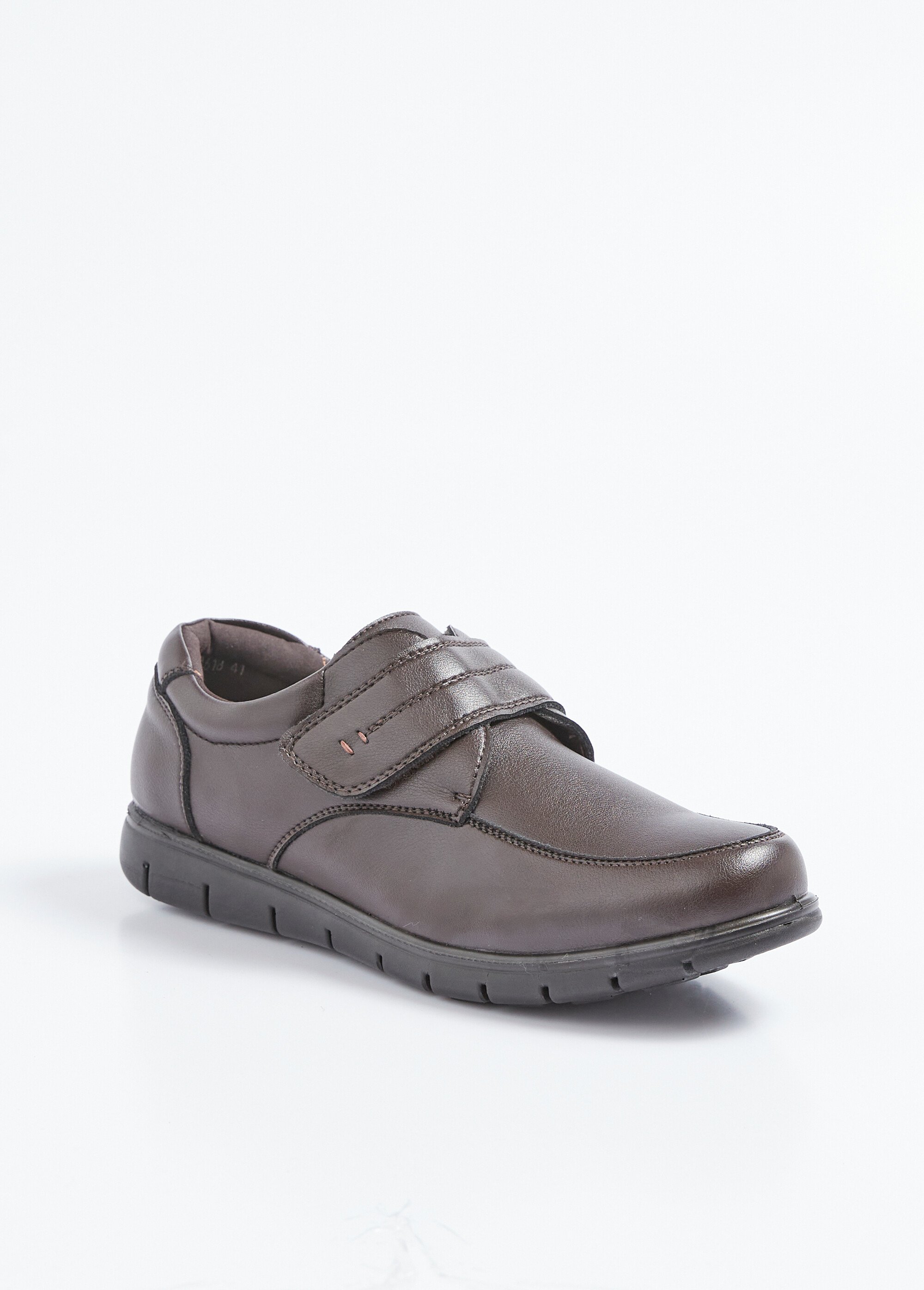 Derbies scratchées compensées Homme Marron IVELINE FA1