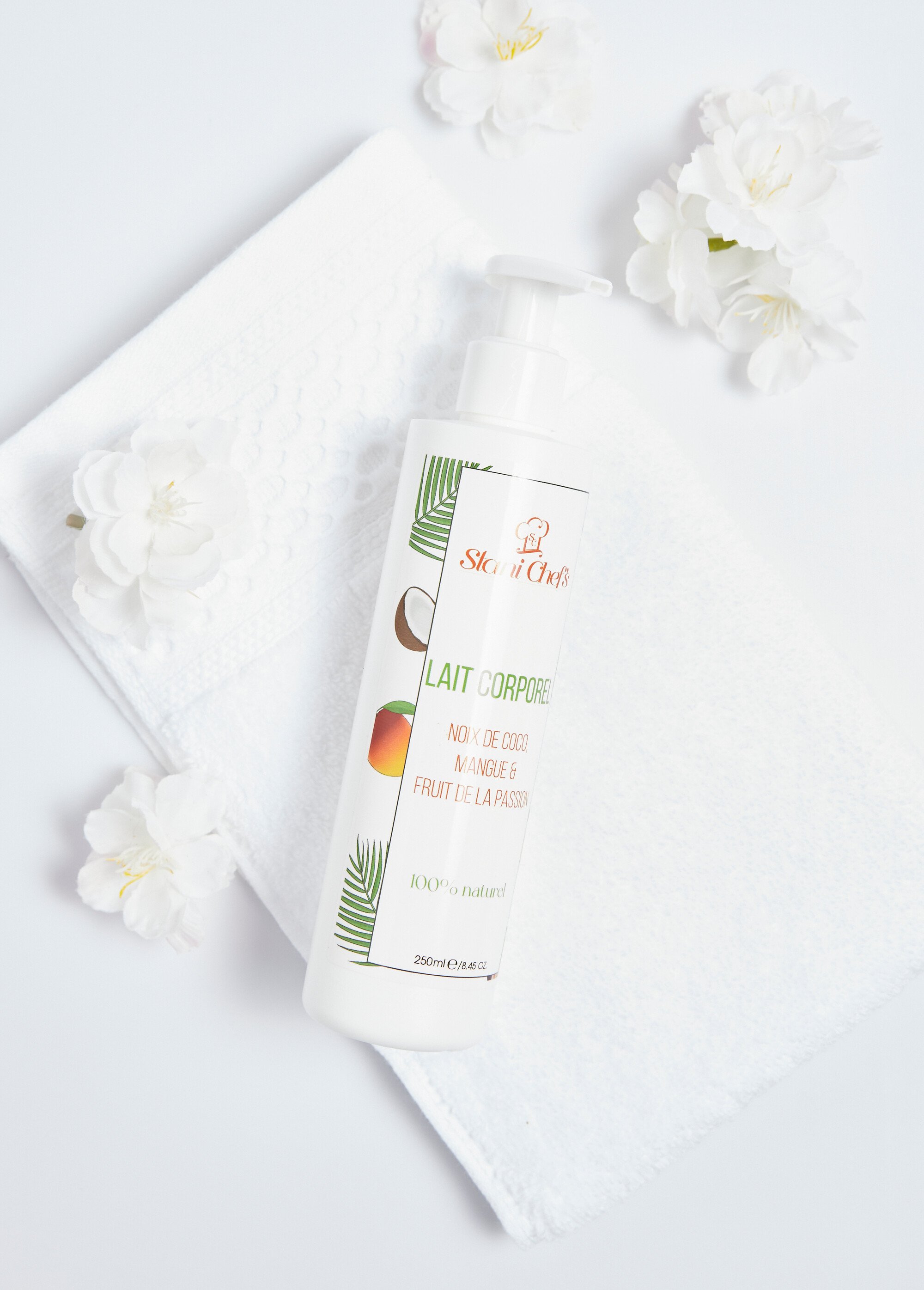 Lait corporel coco, mangue et passion Blanc COSLAITNOIX SF1