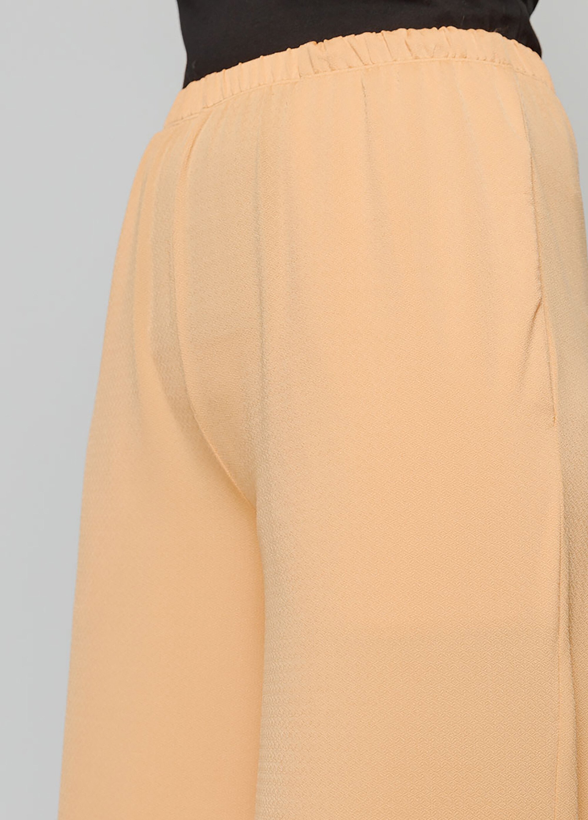 Pantacourt large uni ou imprimé Femme Jaune NENUPHAR DE1