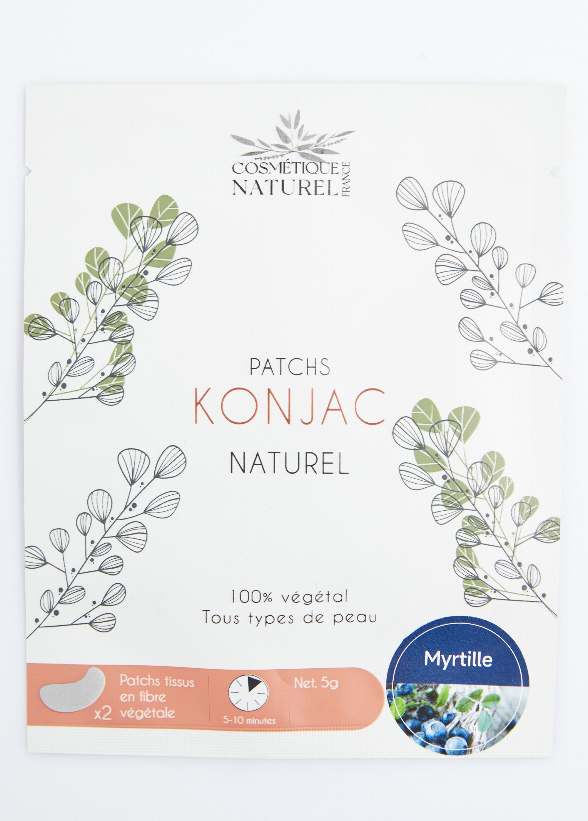 Patchs contours des yeux konjac-myrtille Blanc COSPATCHSYEUX FA2