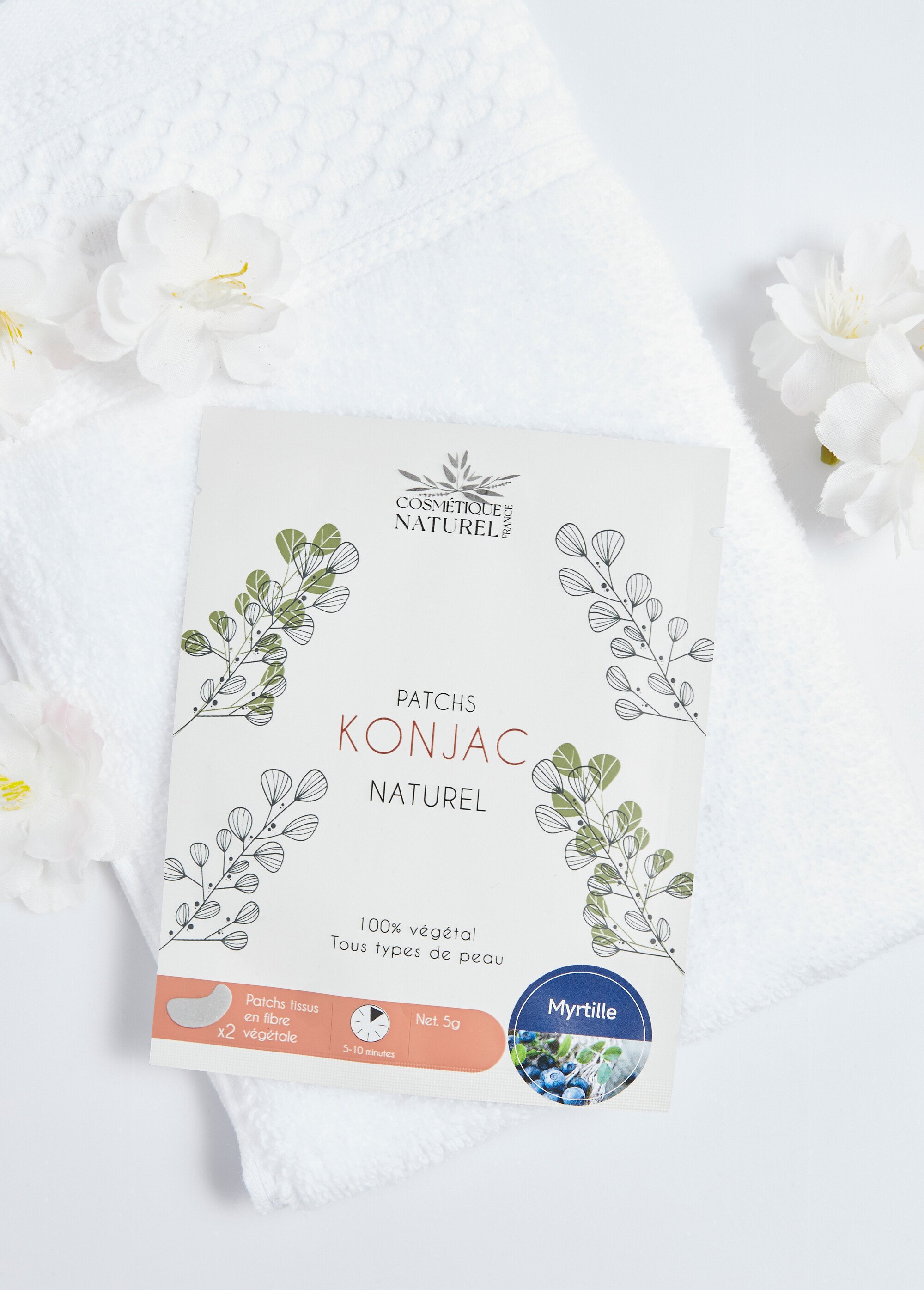 Patchs contours des yeux konjac-myrtille Blanc COSPATCHSYEUX SF1