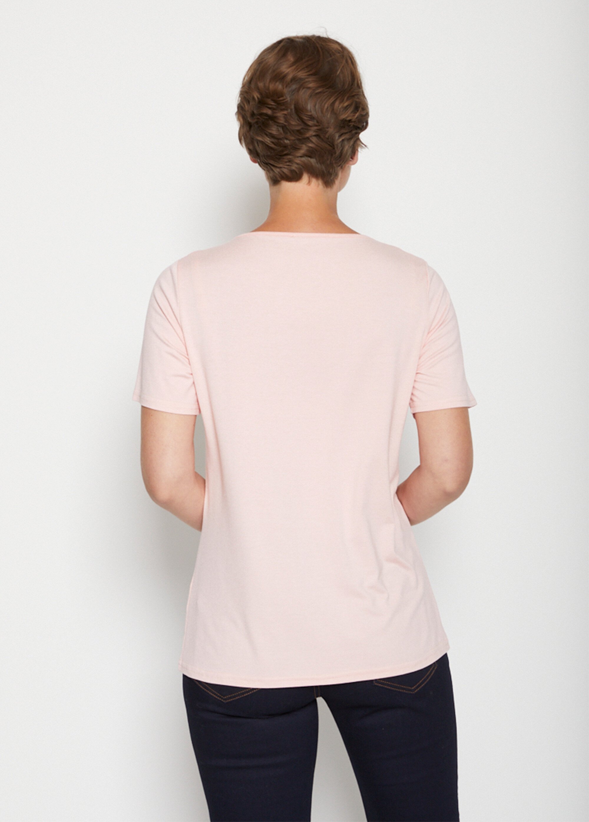 T-shirt manches courtes clouté fantaisie