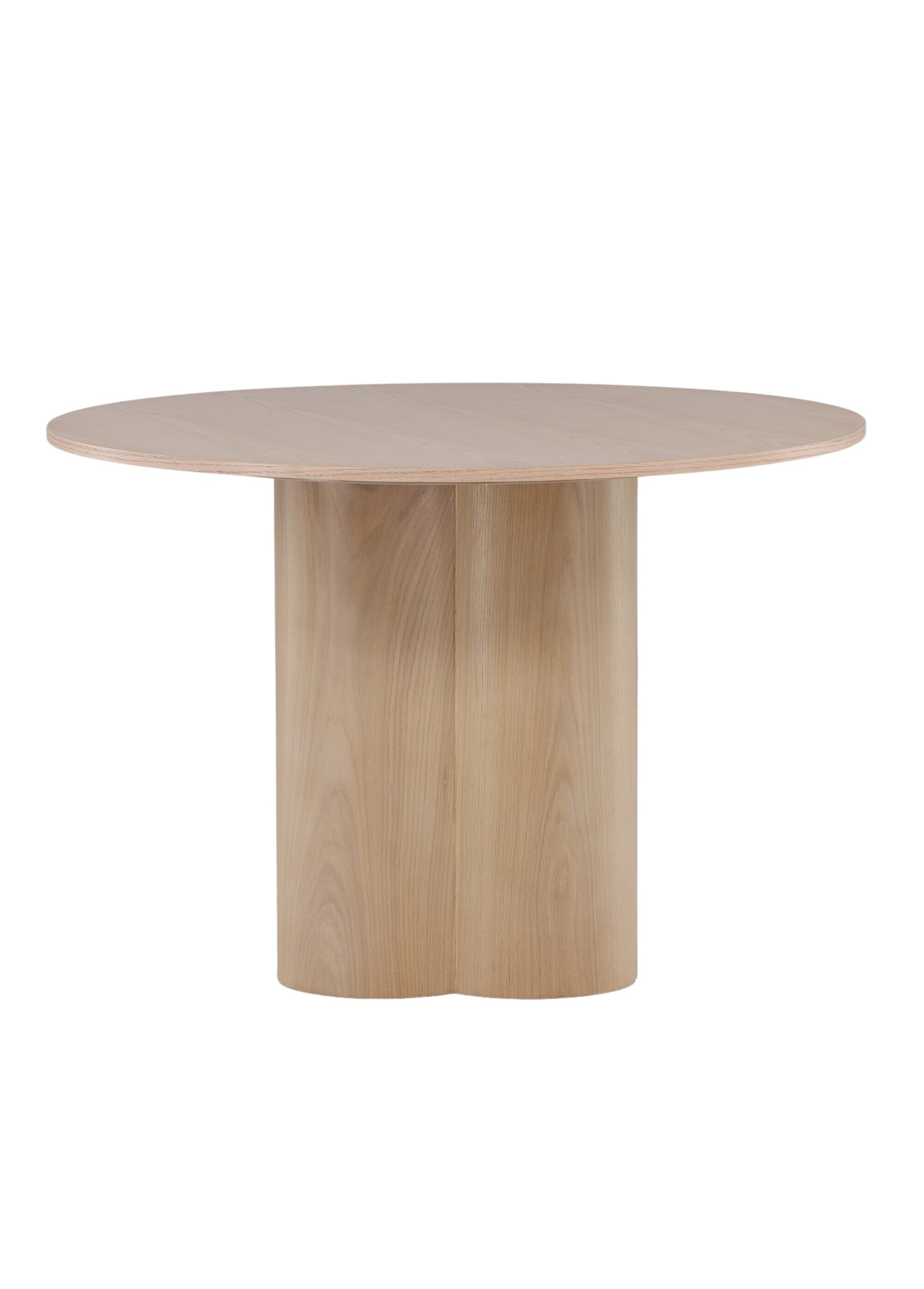 Table à manger bois clair pied fantaisie