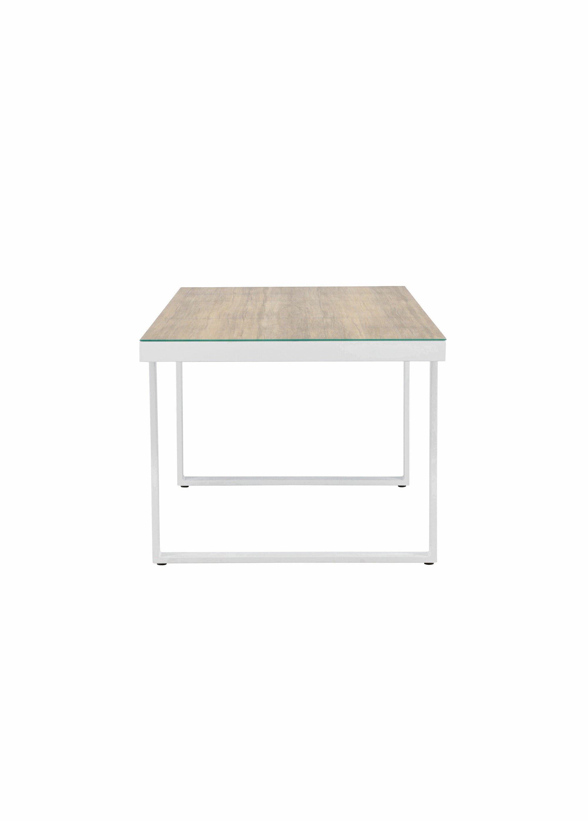Table de jardin design alu, 6 personnes