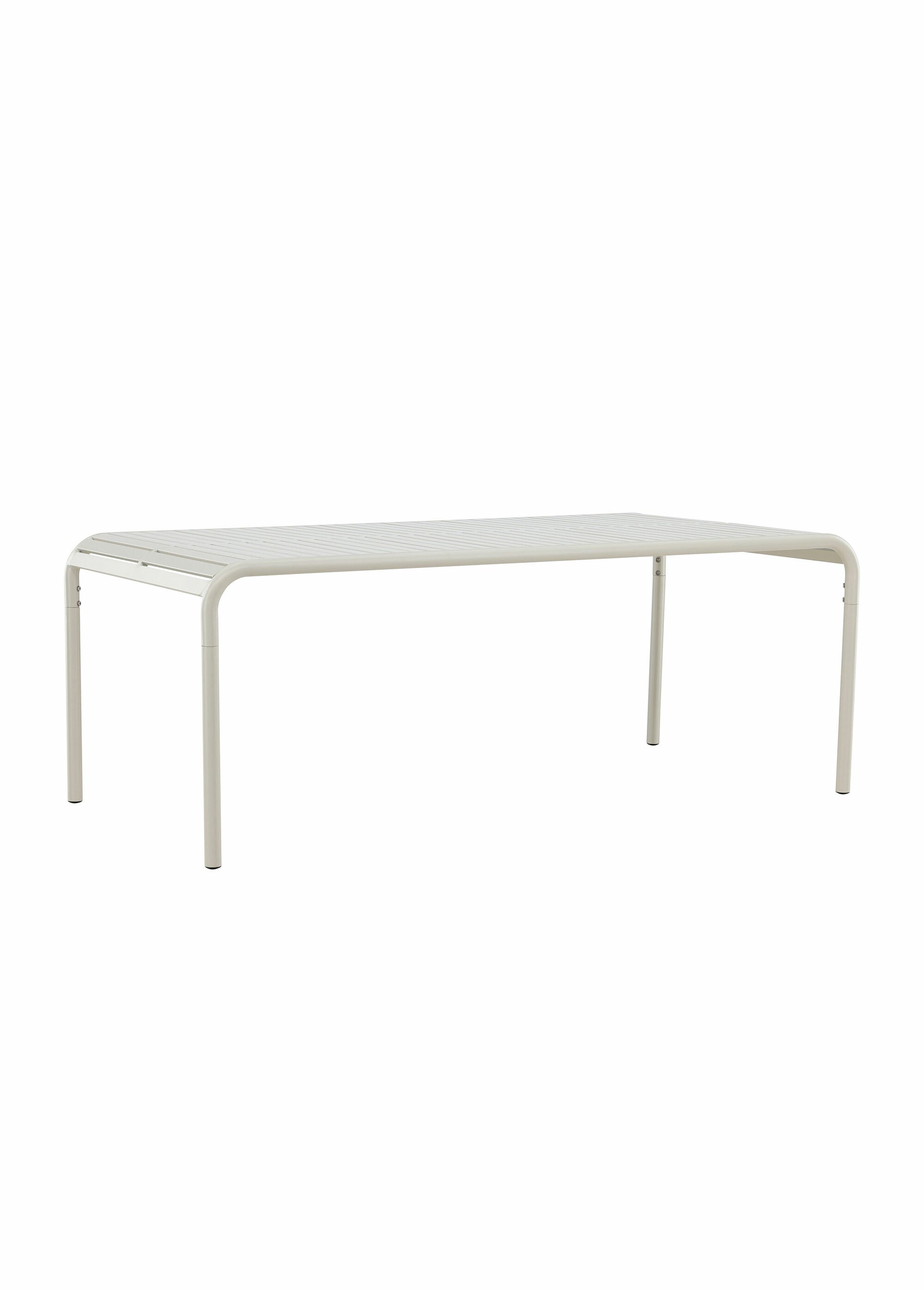 Table de jardin dessus lattes aluminium BEIGE VEN-6050-222 FA1