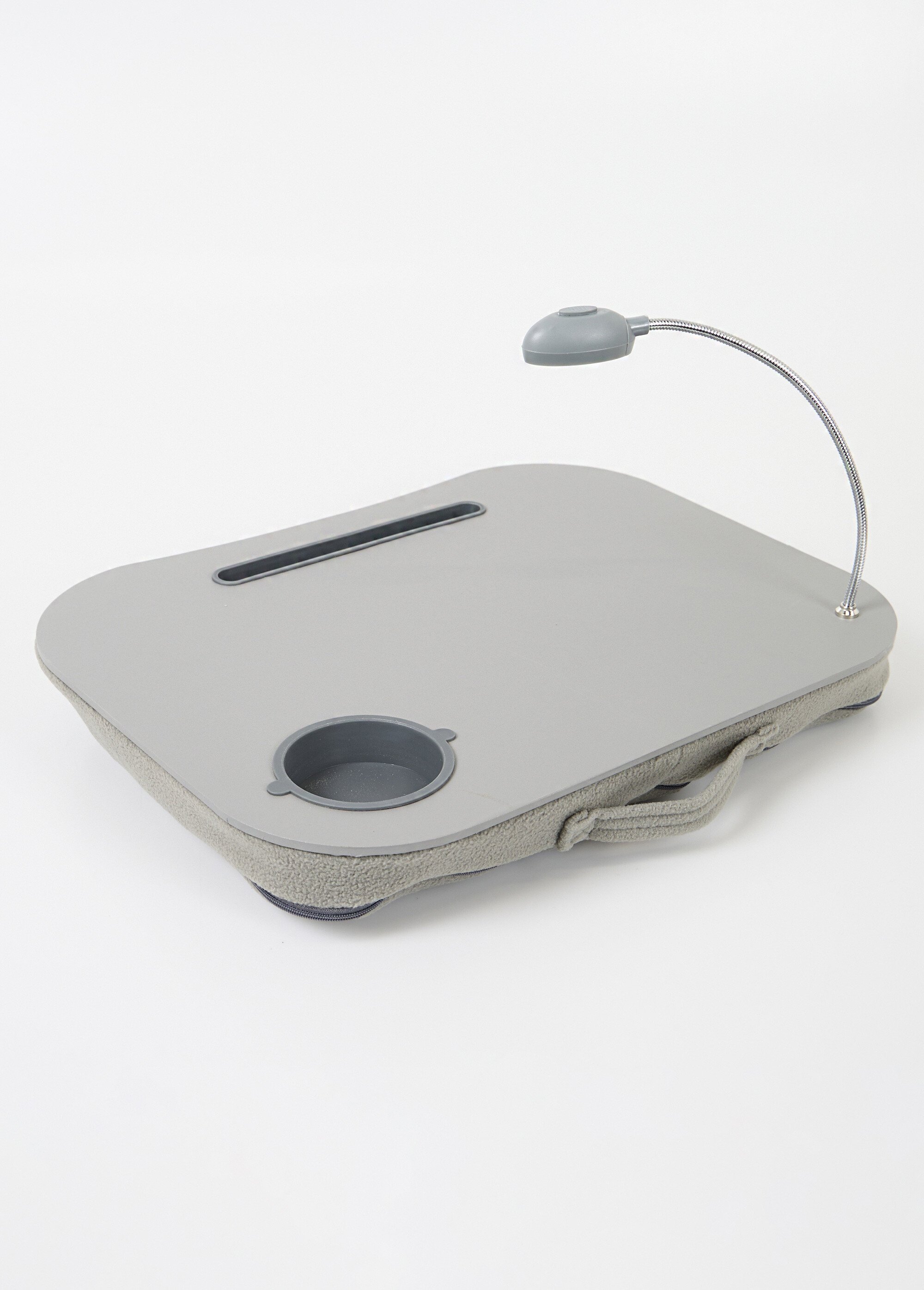 Tablette genou avec lampe LED Gris GADIN FA1