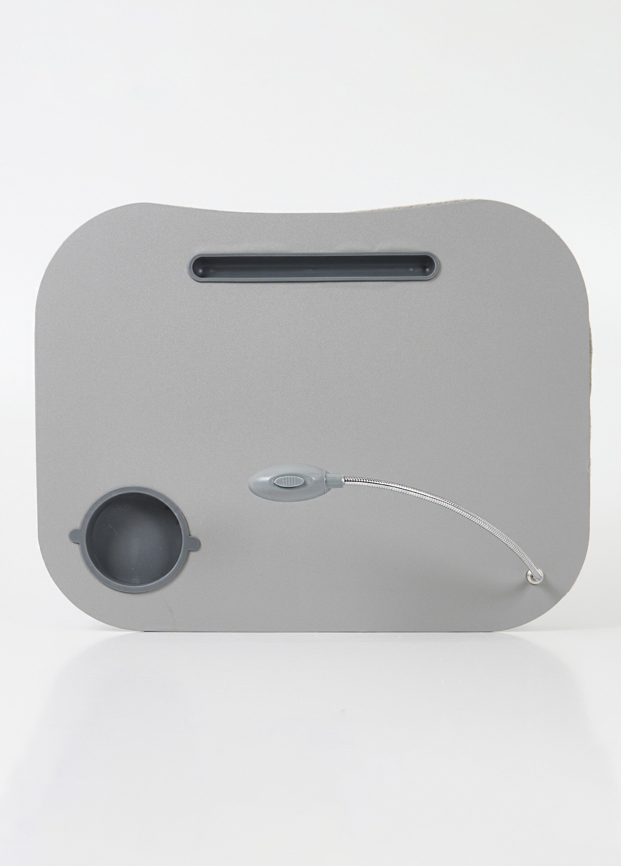 Tablette genou avec lampe LED Gris GADIN OV1