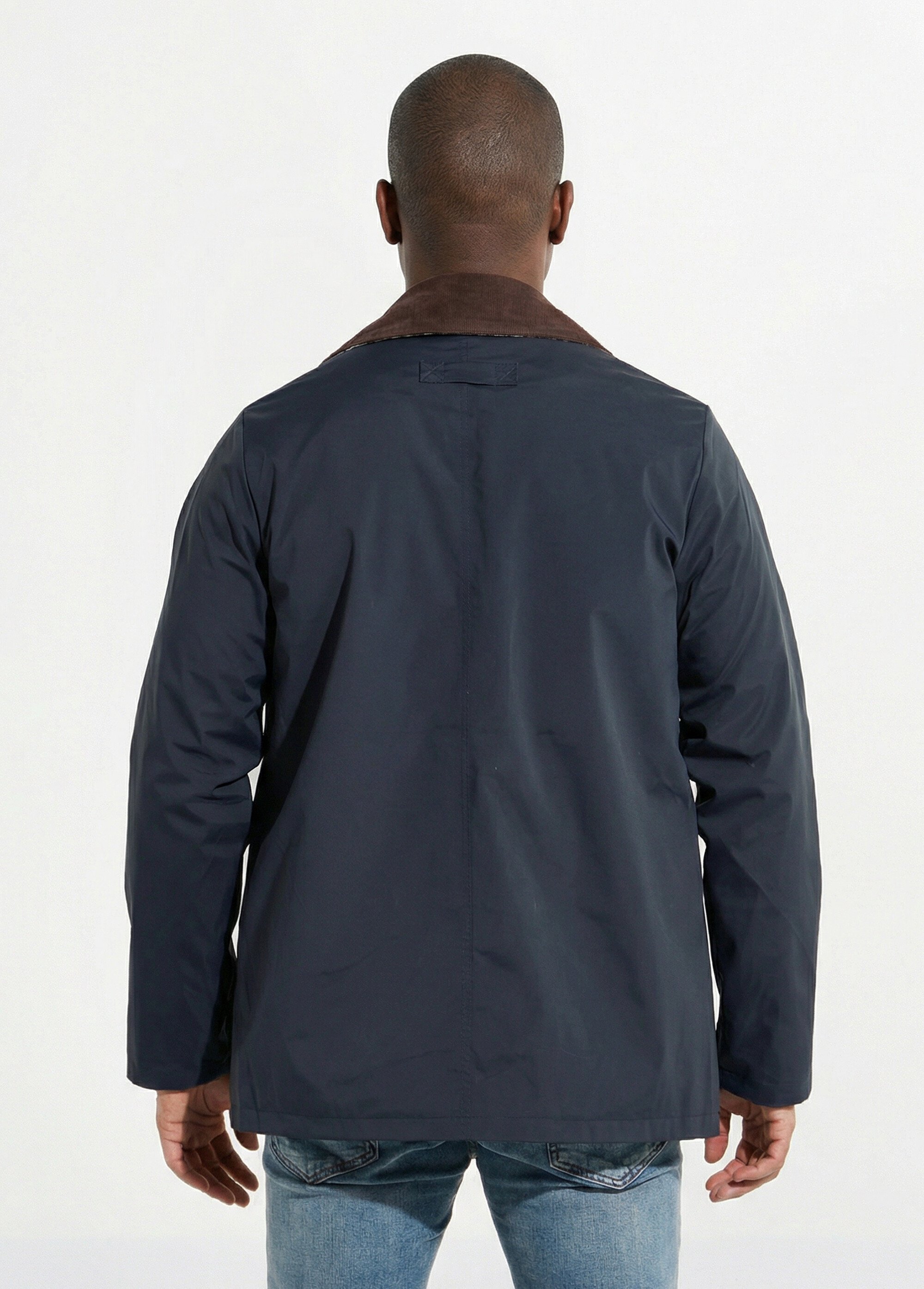 Veste déperlante avec col en velours