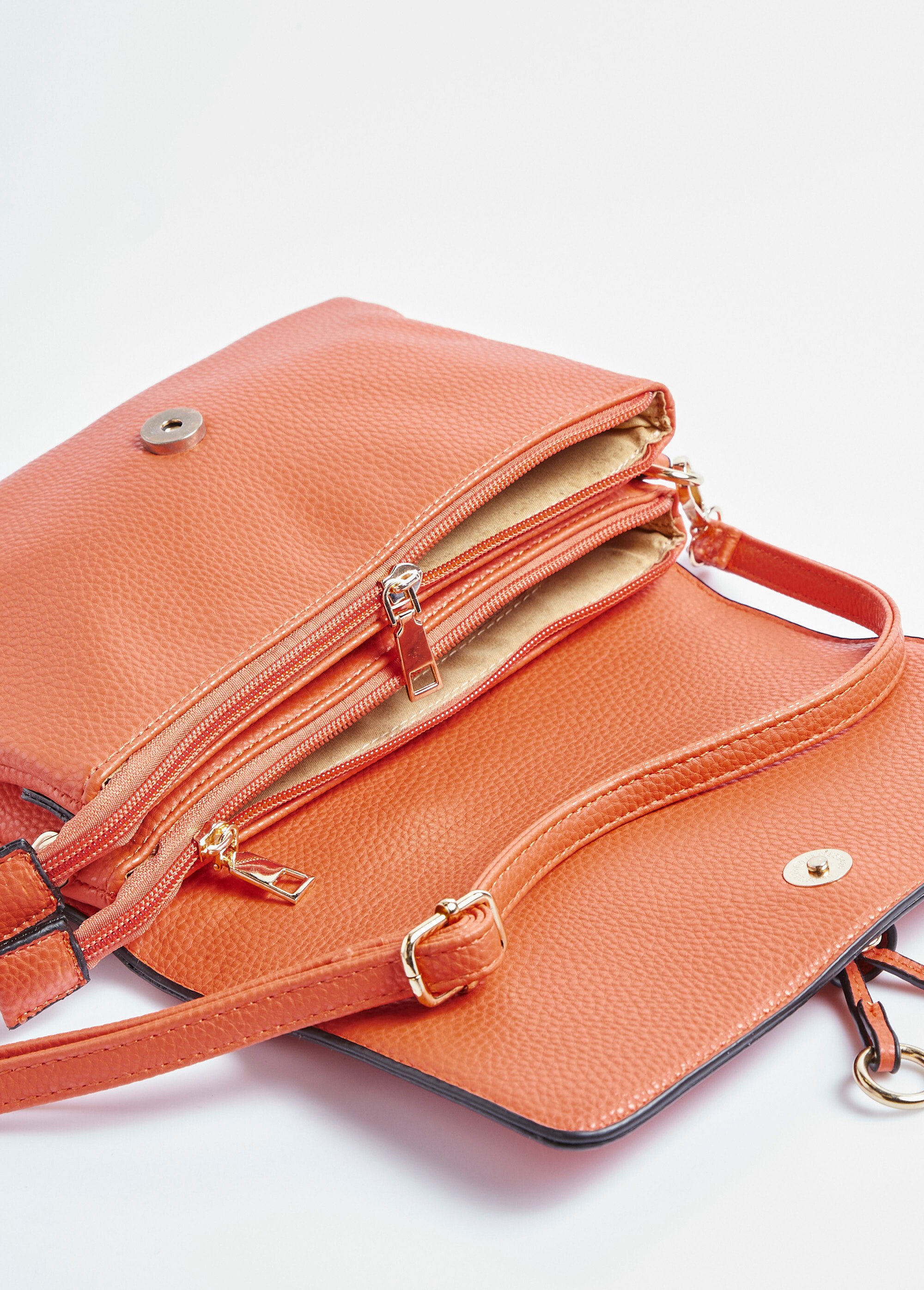 Sac à main pochette avec 2 compartiments
