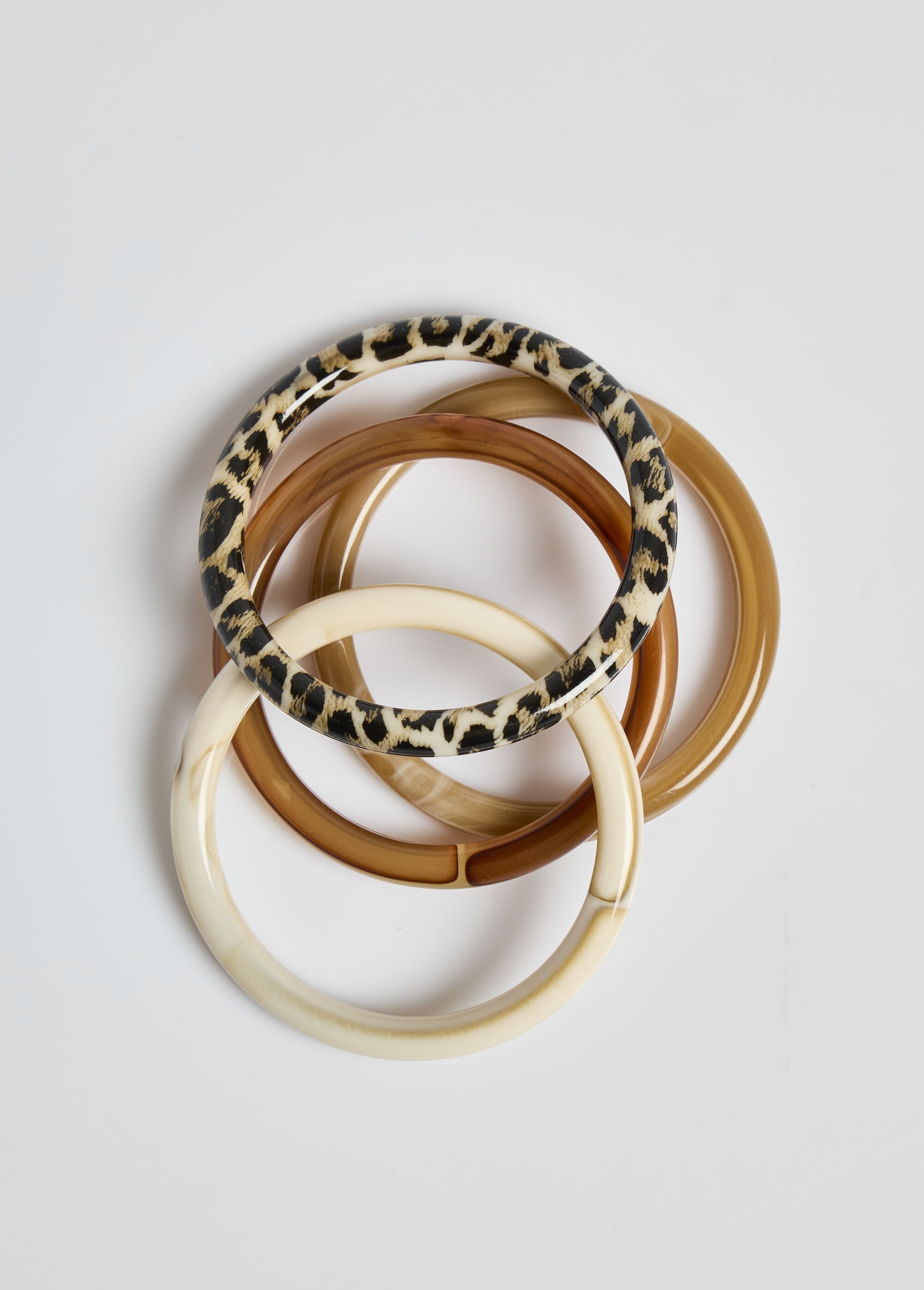 Joncs fantaisie assortis en résine