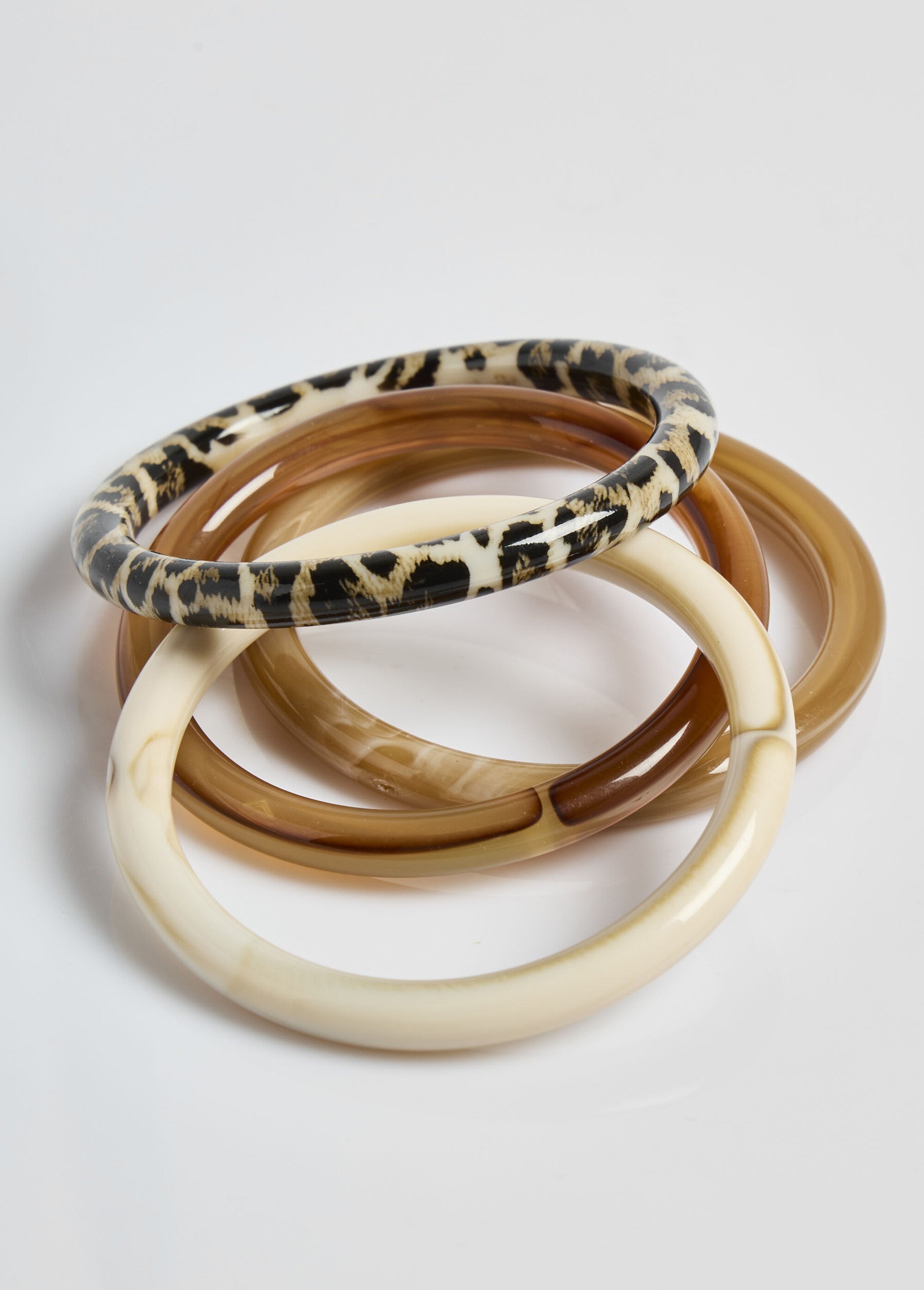 Joncs fantaisie assortis en résine Beige L03-497 FA1