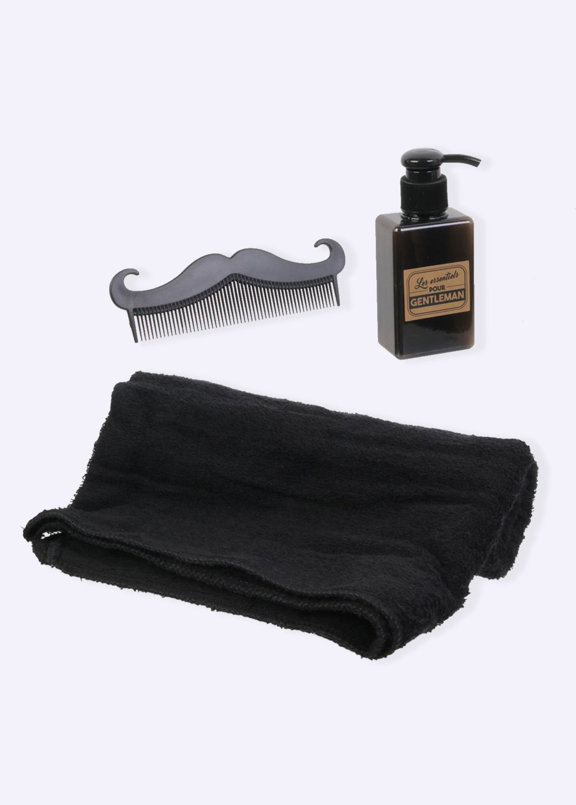 Coffret soin 3 pièces barbe et moustache