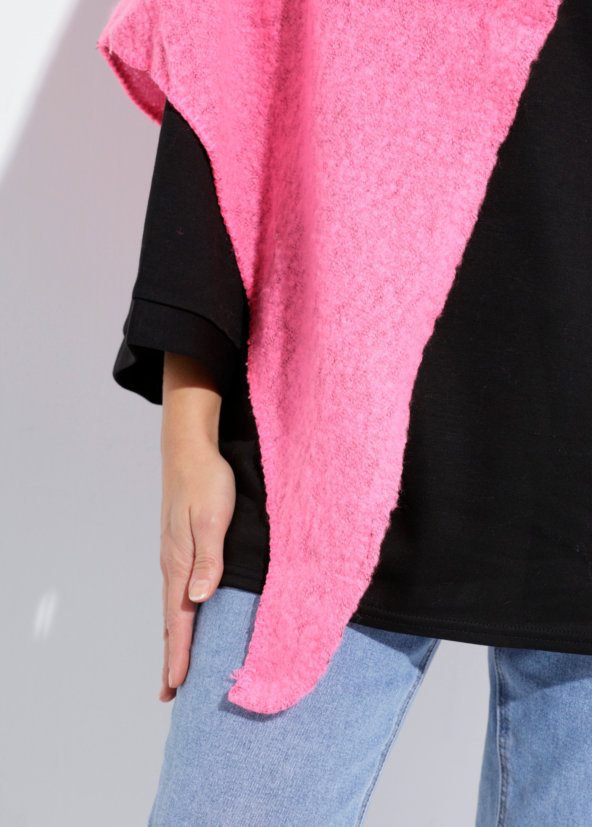 Echarpe triangle maille douce et chaude