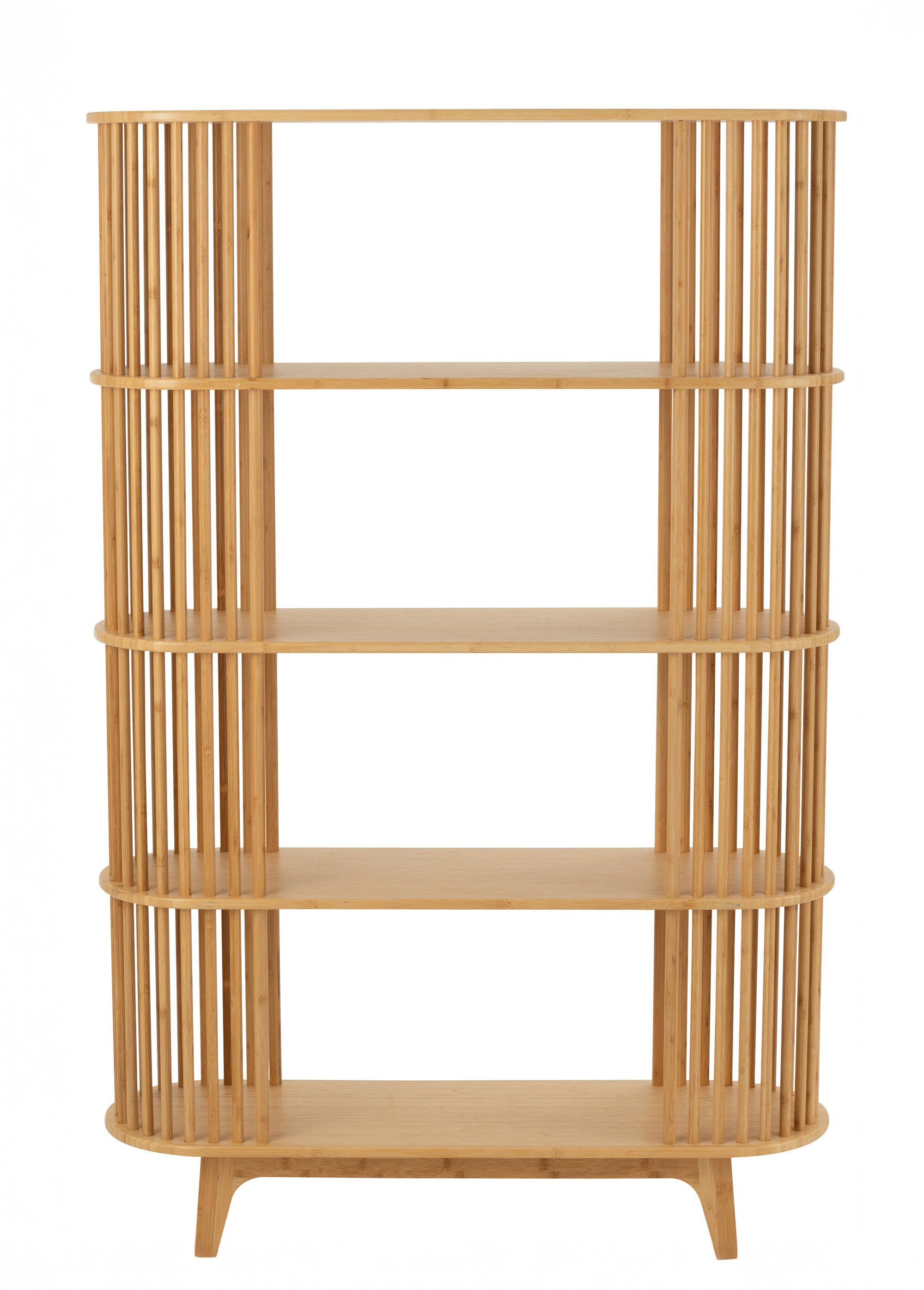 Etagère ajourée en bambou naturel BEIGE JP-50848 DE1