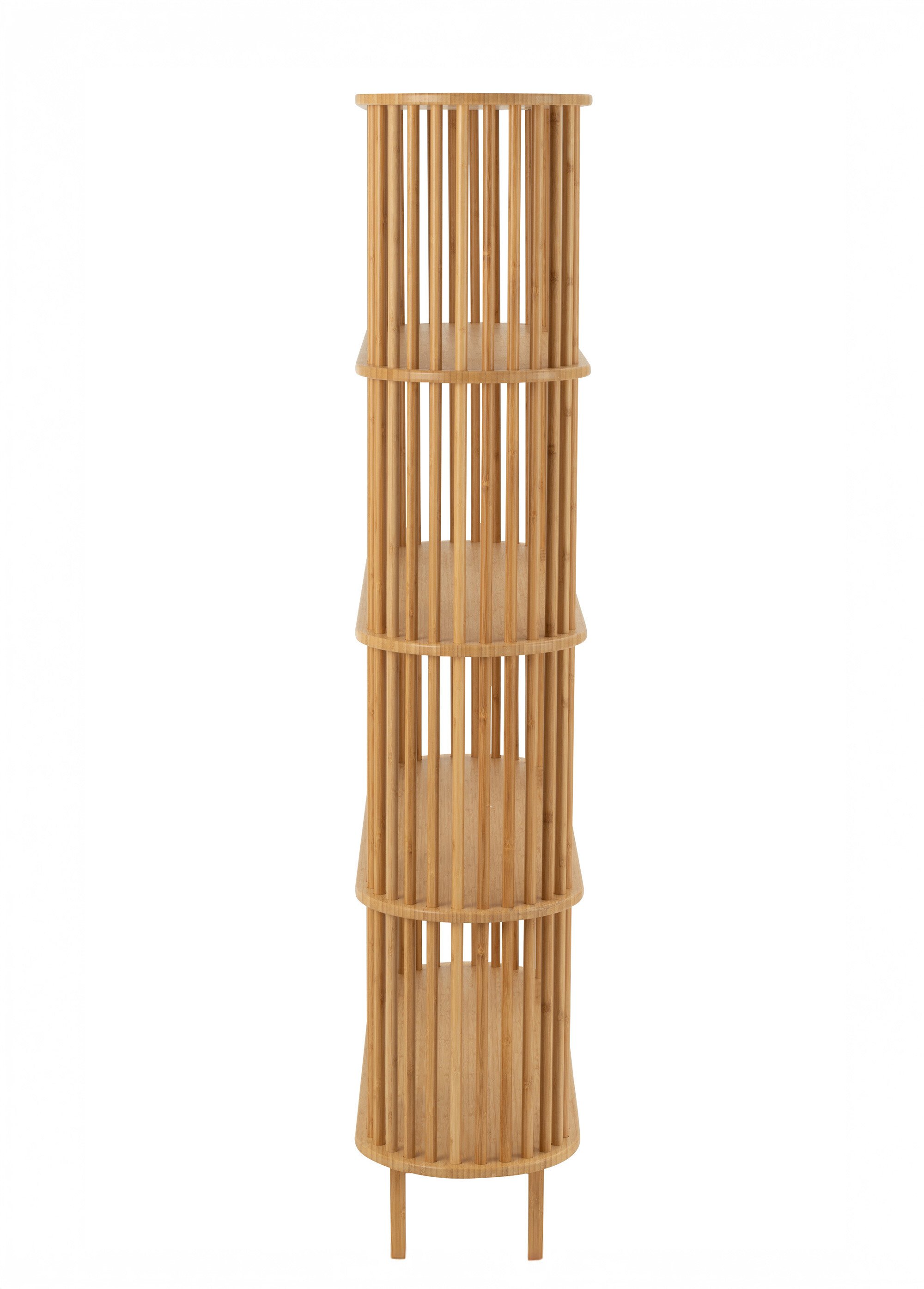 Etagère ajourée en bambou naturel BEIGE JP-50848 DR1