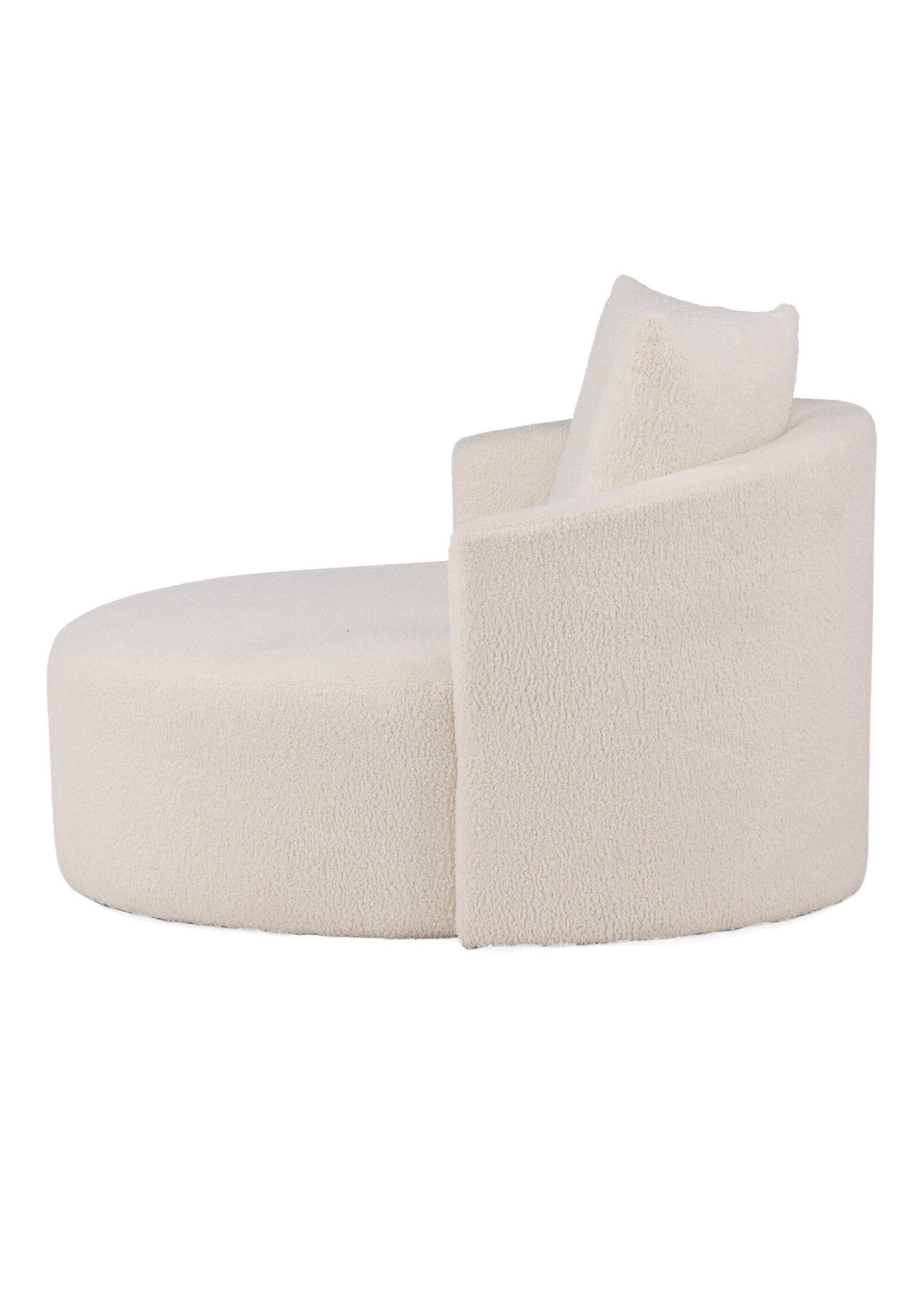 Fauteuil large rond façon cocooning BLANC VEN-15560-060 GA1