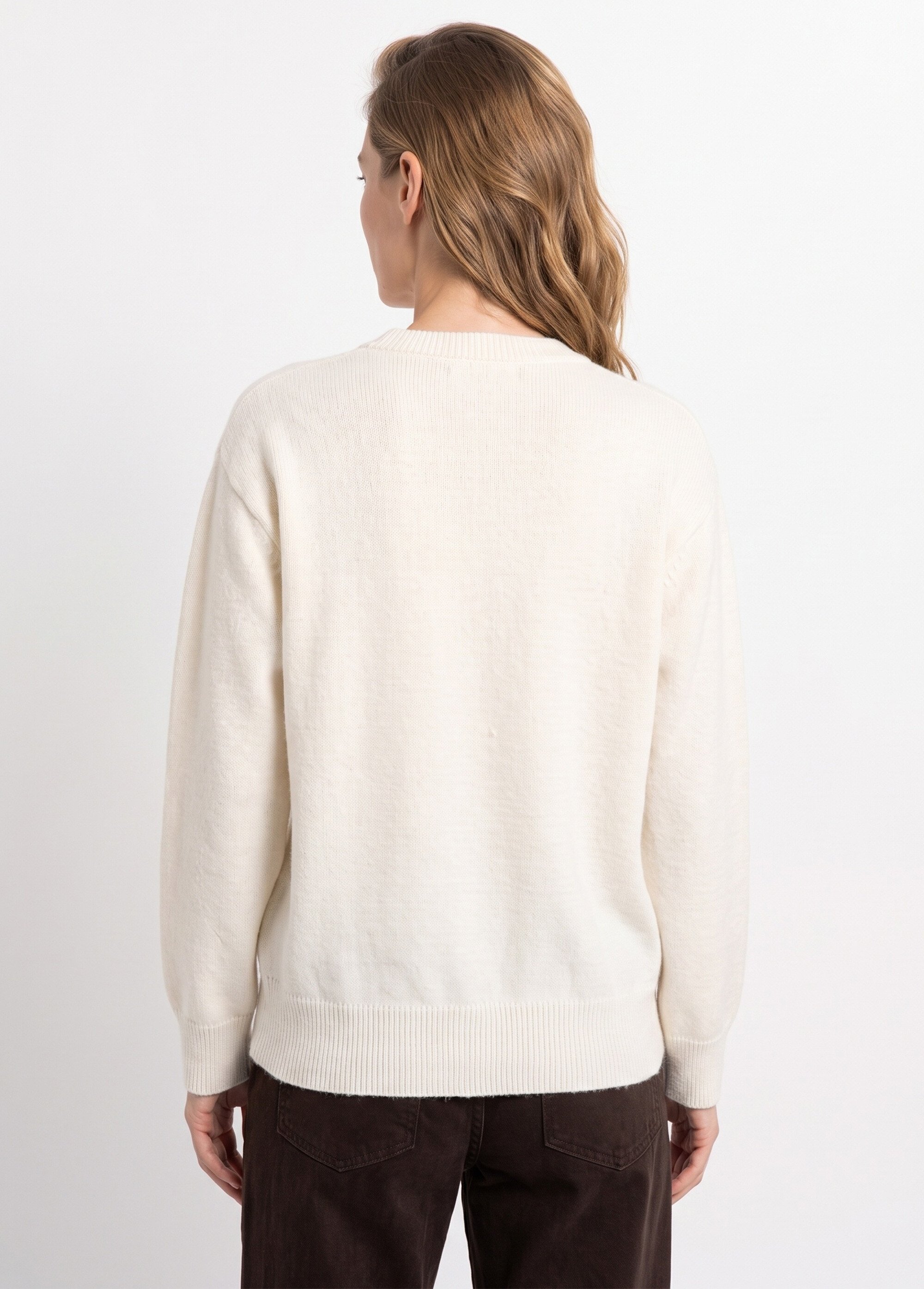 Gilet avec détails nœud perles de rocaille