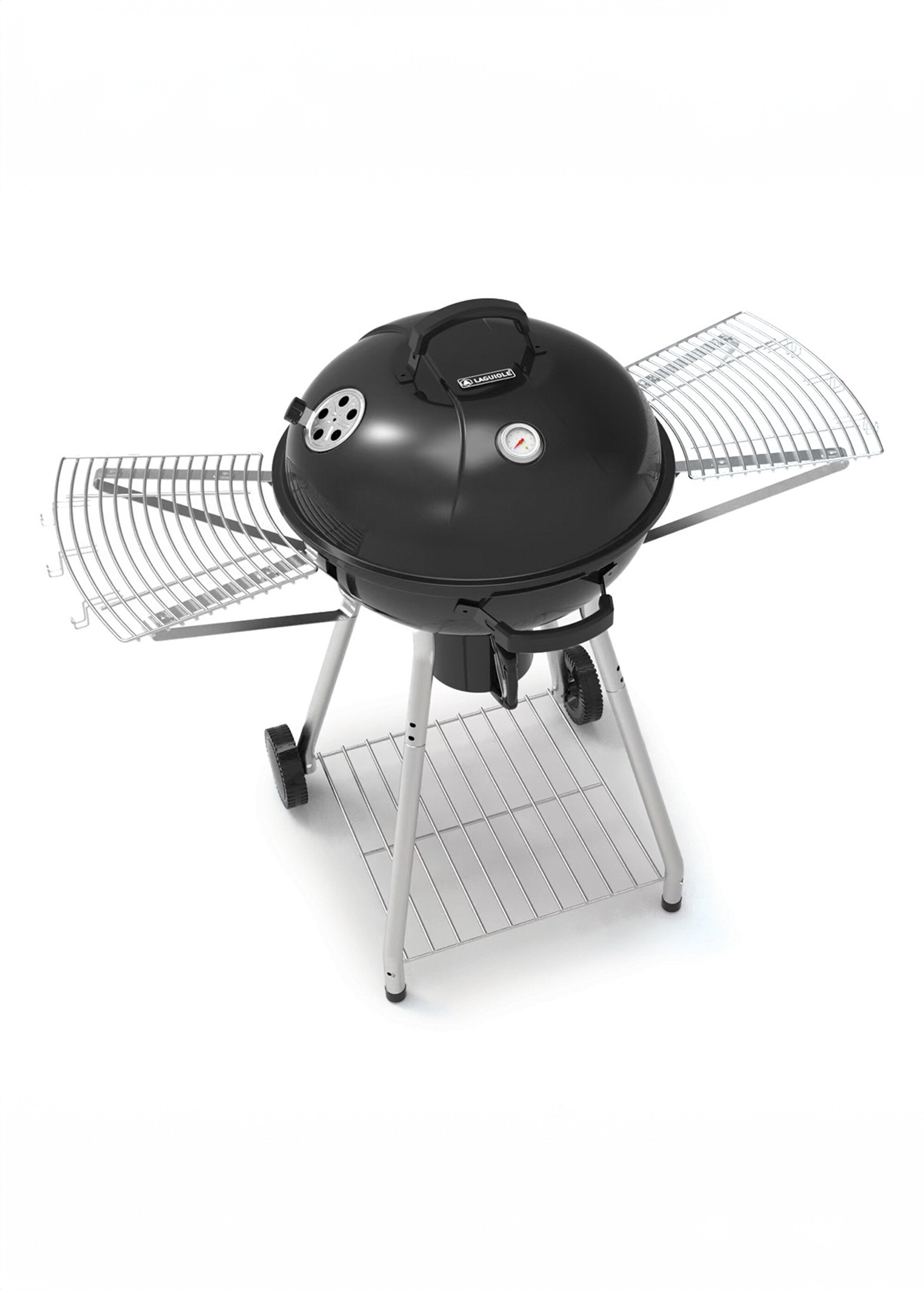 Barbecue 2 en 1 au charbon + couvercle NOIR 9190275 OV1