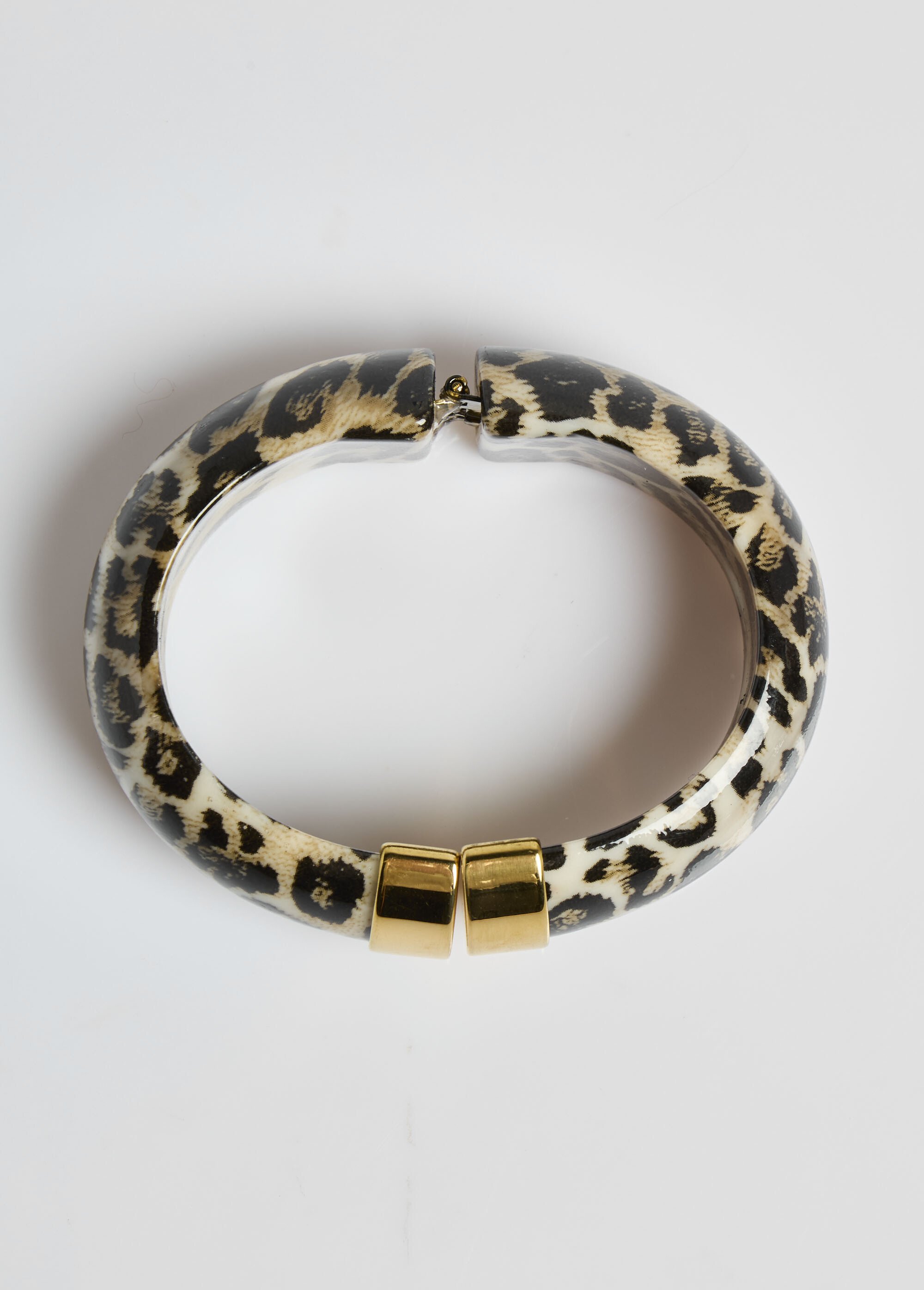 Jonc ouvrant en résine et acier inox Noir L03-521 DE2