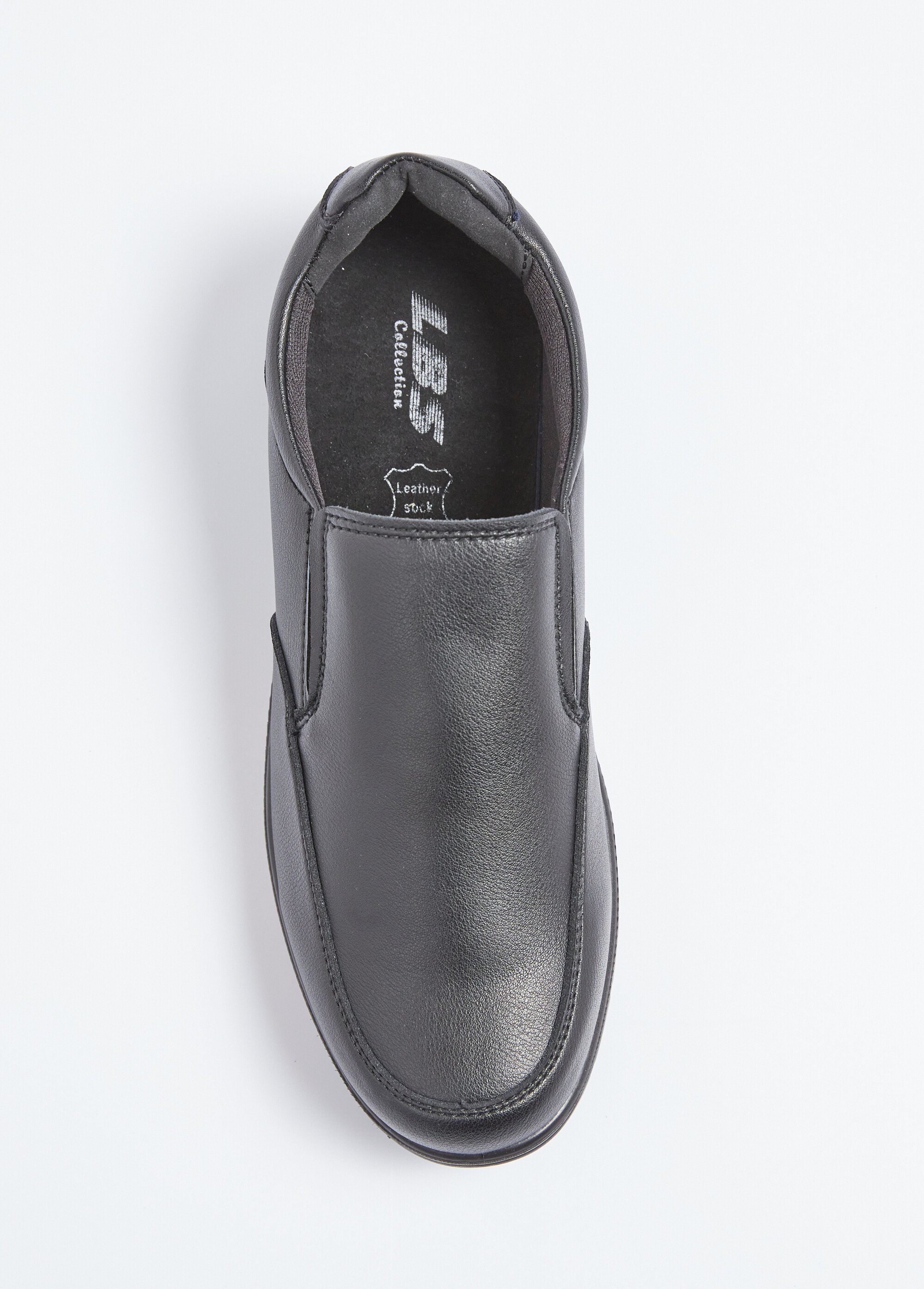 Mocassins élastiqués compensés Homme Noir ISAMEL OV1