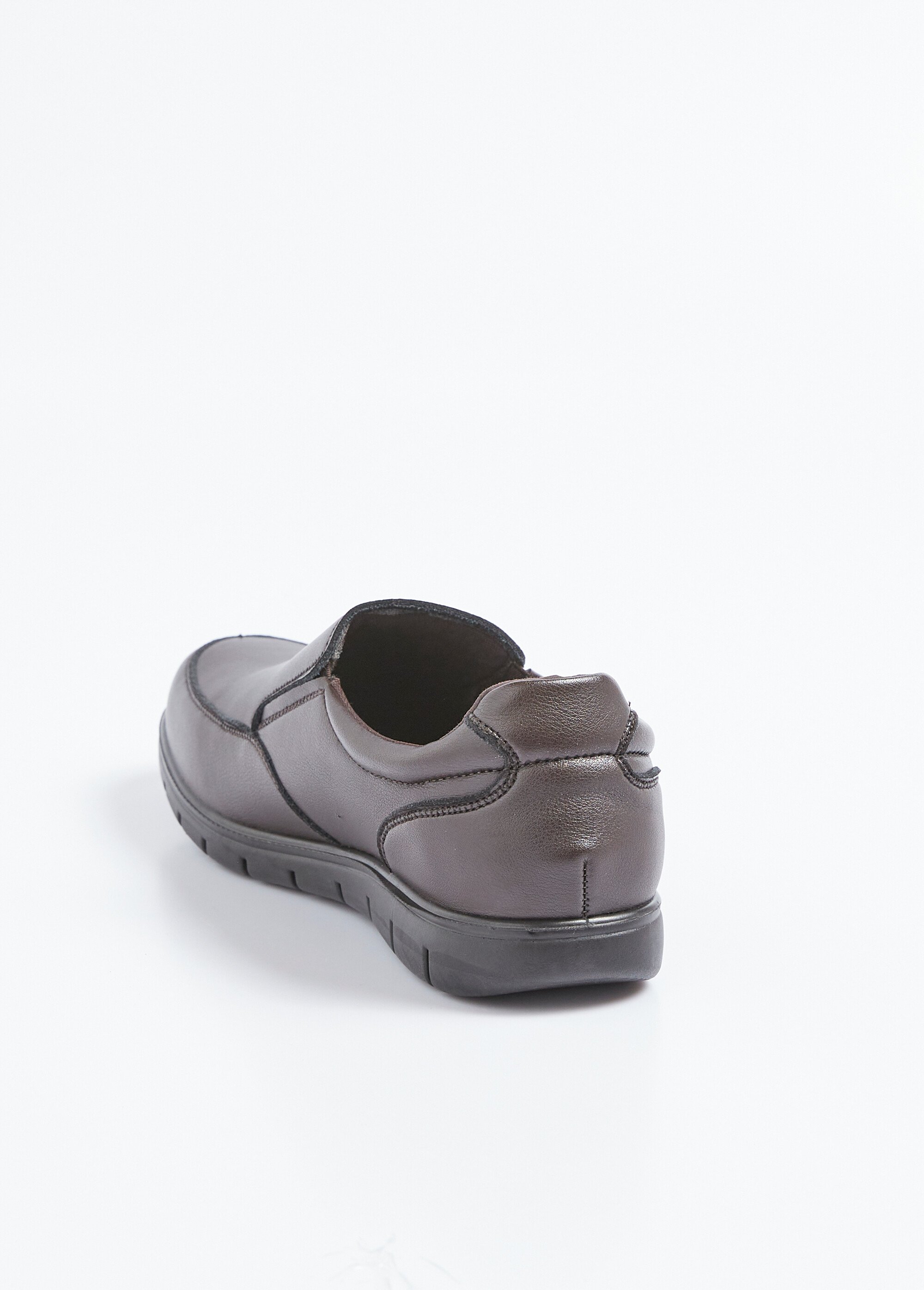 Mocassins élastiqués compensés Homme Marron ISAMEL DO1