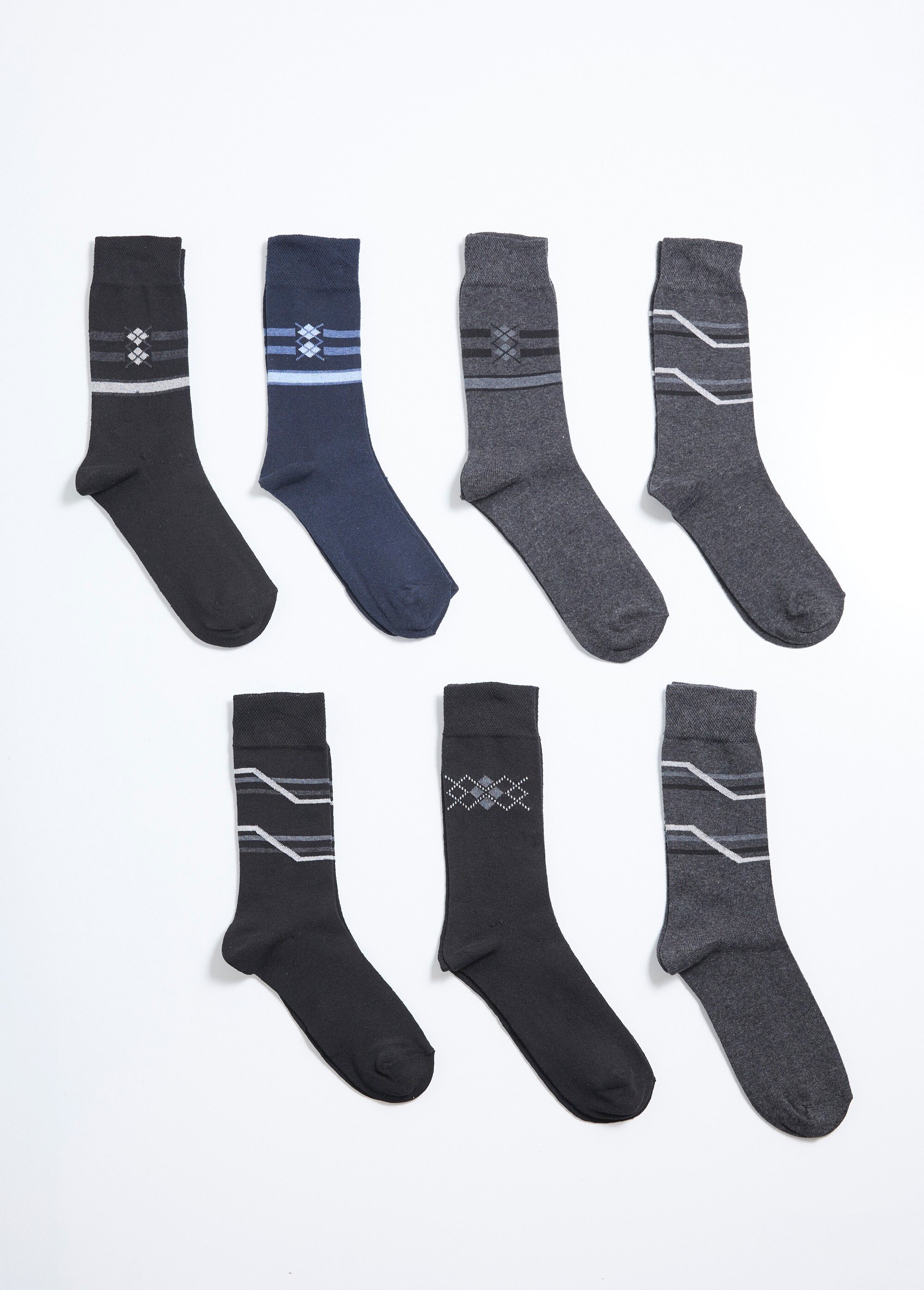 Lot de 7 Chaussettes fantaisie