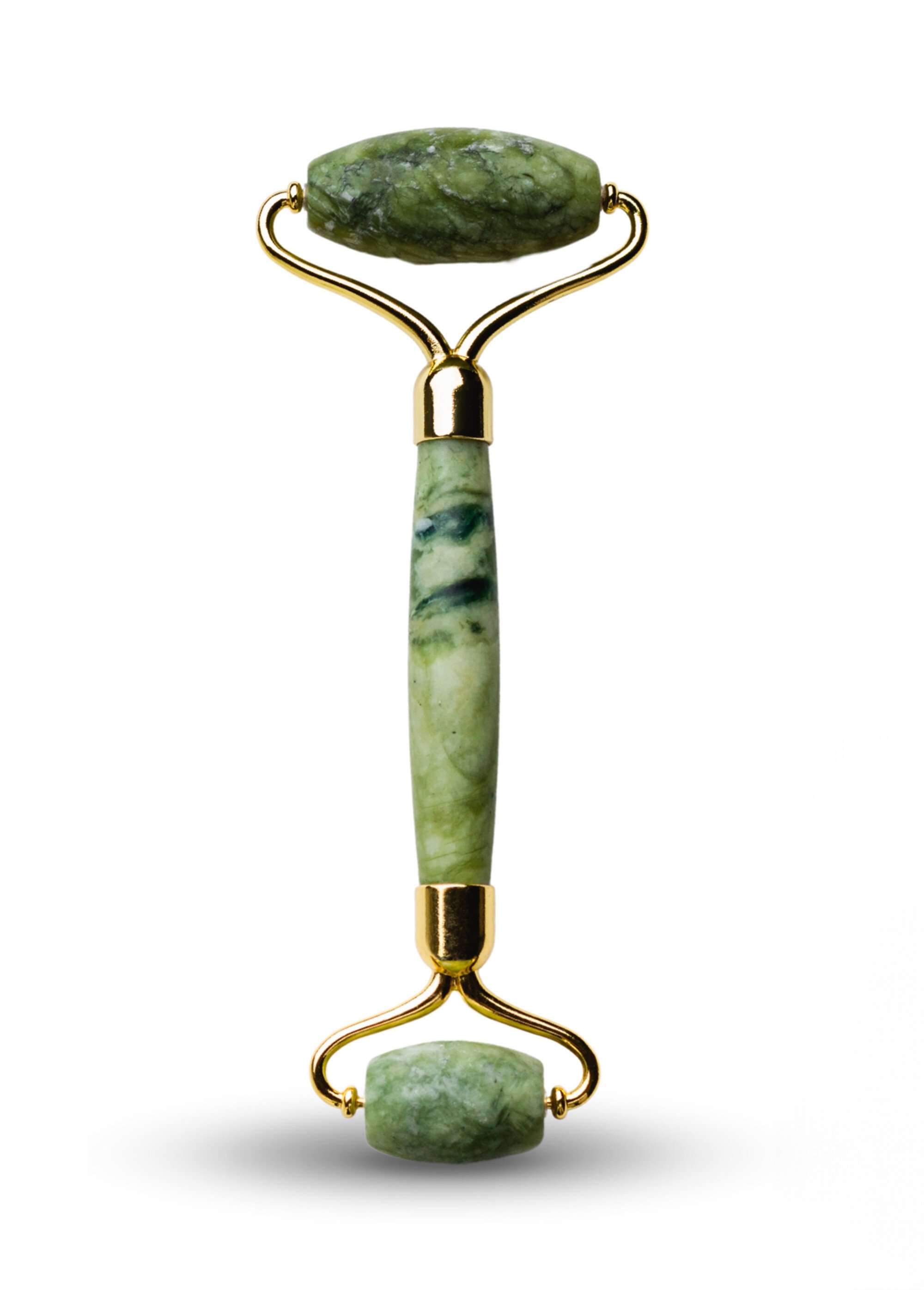 Rouleau de massage jade pierre naturelle Vert ZENROLLERJADE FA1