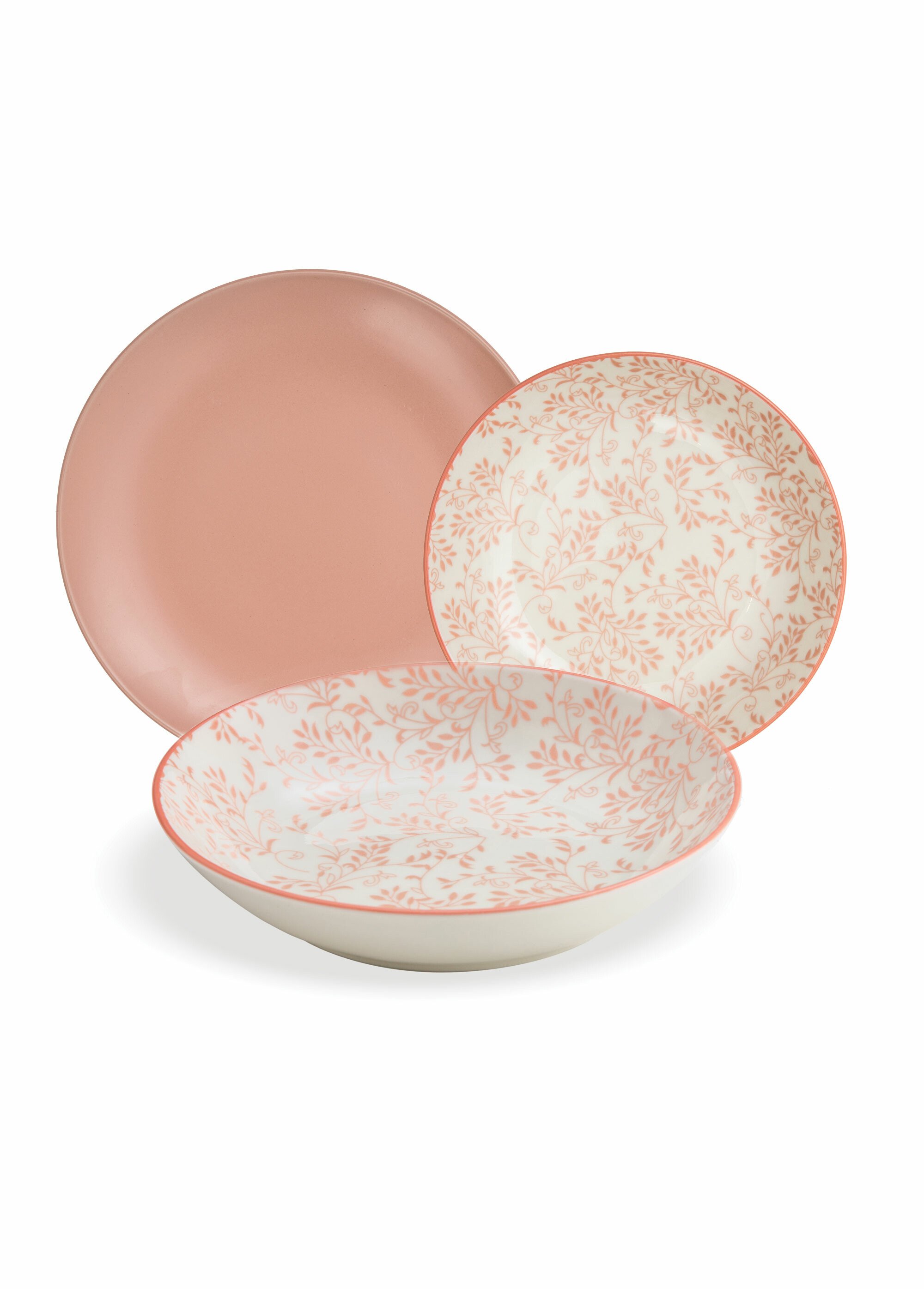 Service 18 pièces porcelaine, Dhalia