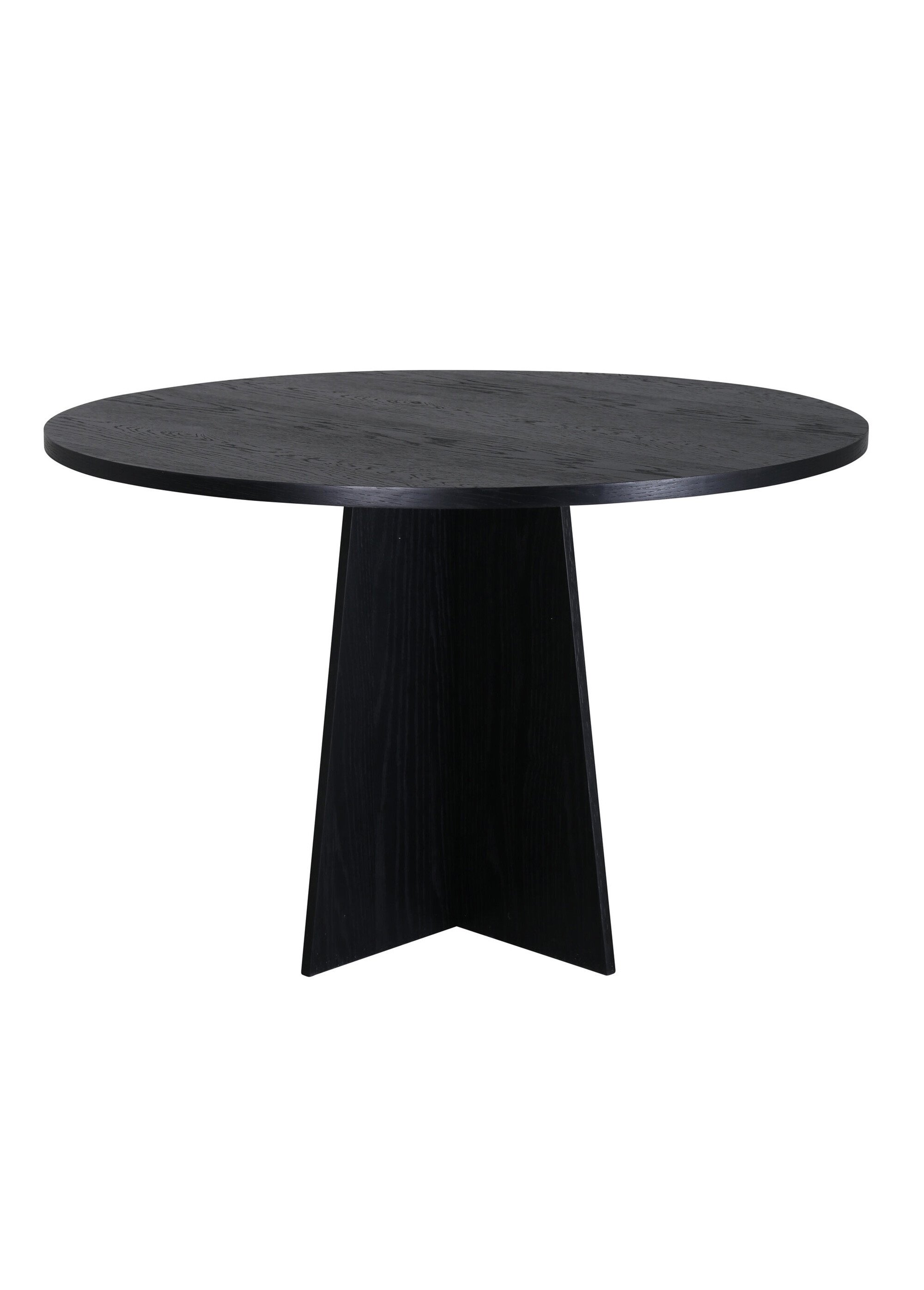 Table à manger pied central fantaisie NOIR VEN-15588-848 DE1